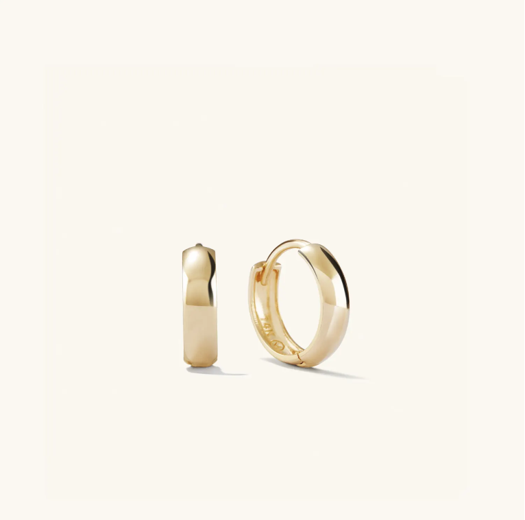 Bold Huggie Hoops