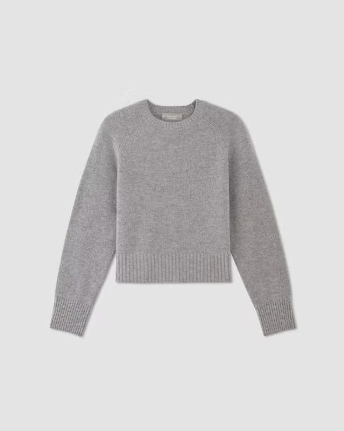 The Cashmere Boxy Crew Sweater
