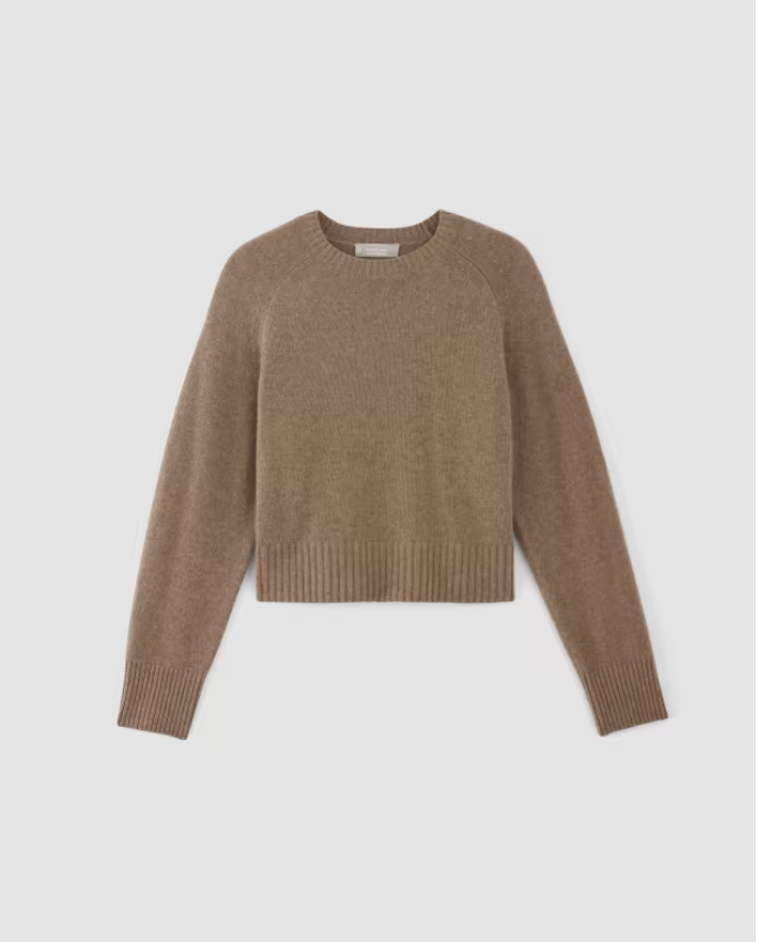 The Cashmere Boxy Crew Sweater