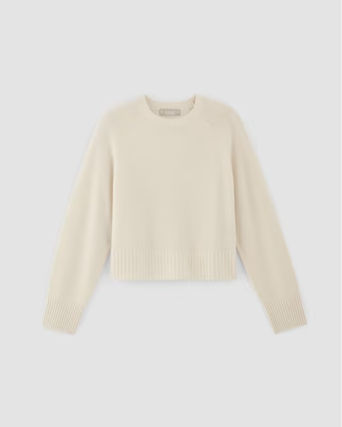  The Cashmere Boxy Crew Sweater