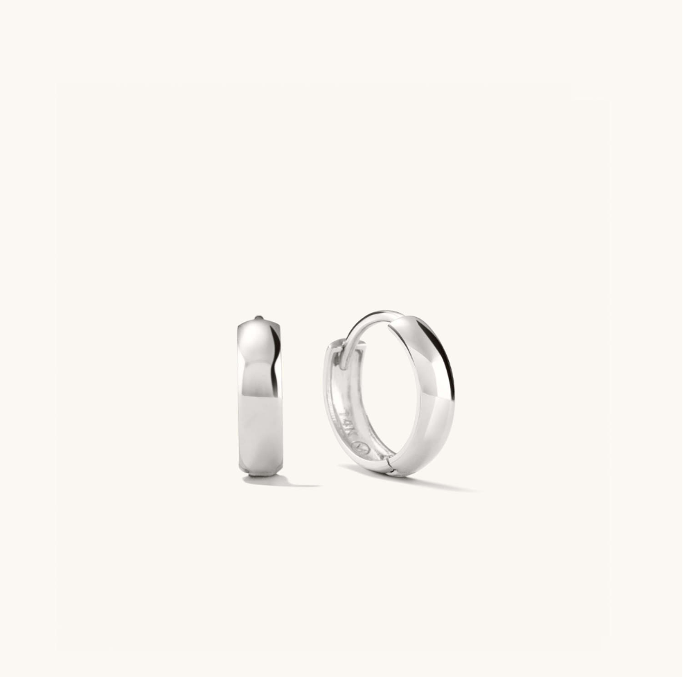 8. Mejuri Bold Huggie Hoops