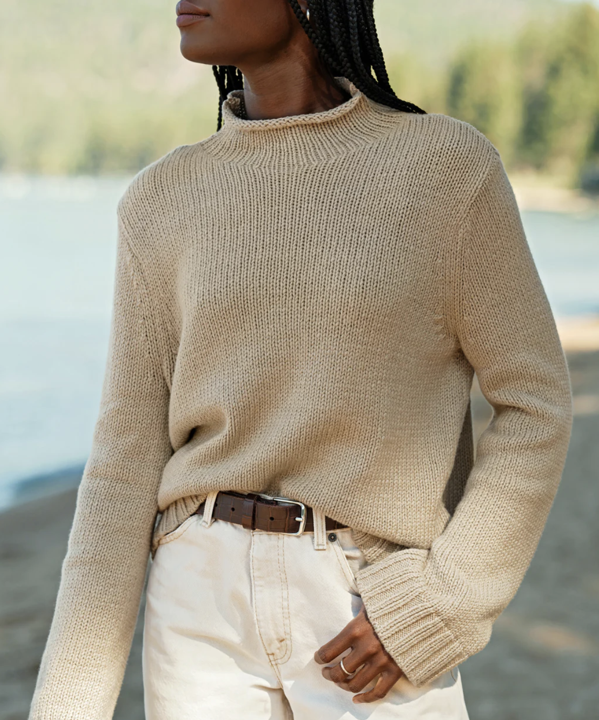 Classic Mockneck Pullover