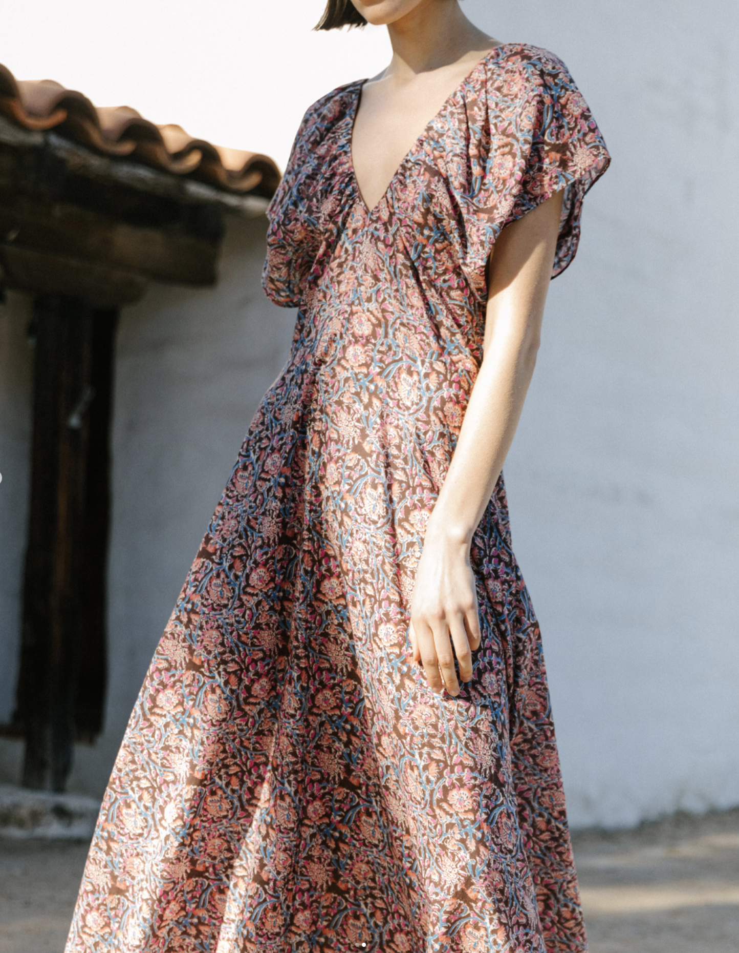 MONET RUCHED MAXI