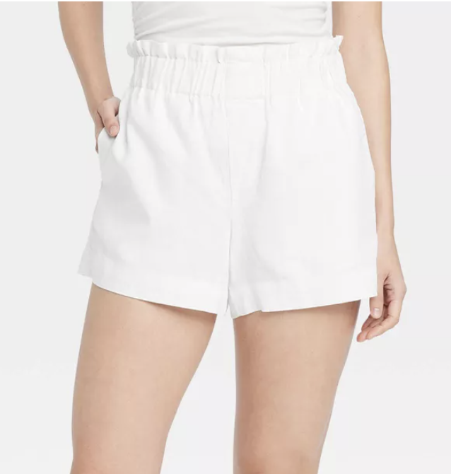  Linen Pull-On Shorts