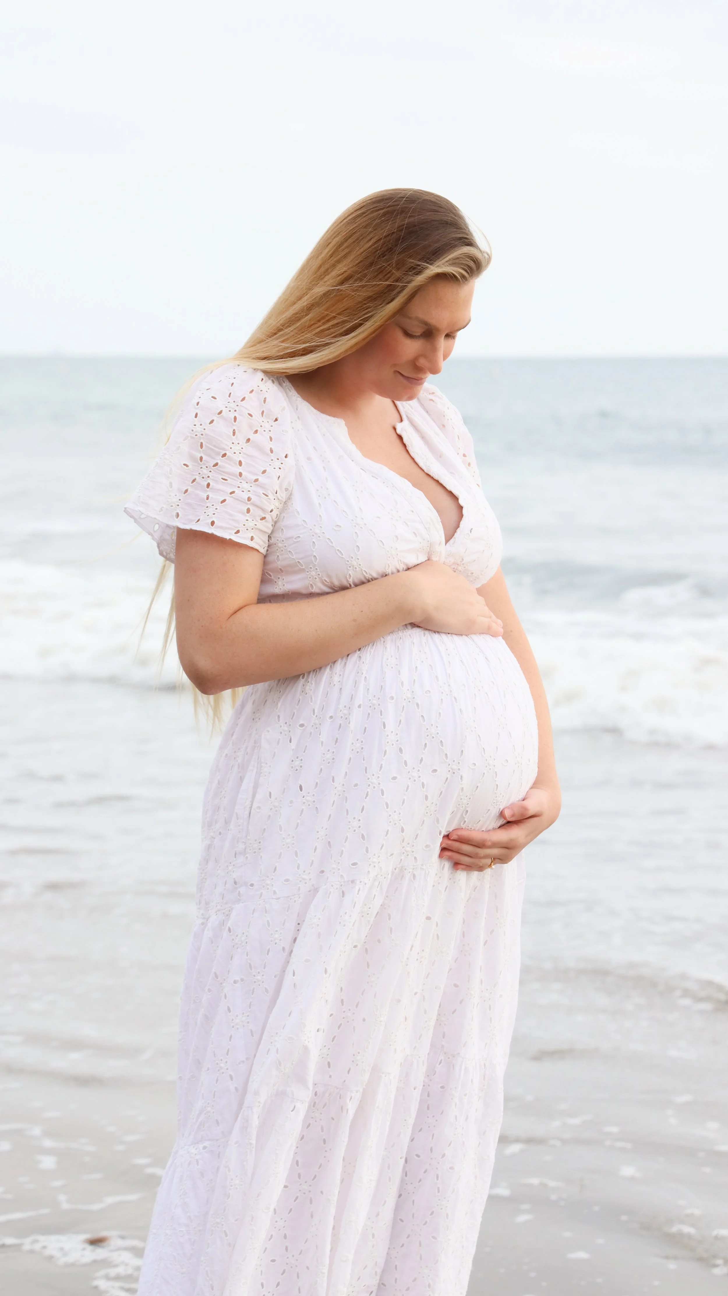 Rachel Perlin's Beautiful Maternity Portrait by Nicole Schmiedl Photography in Santa Barbara, CA