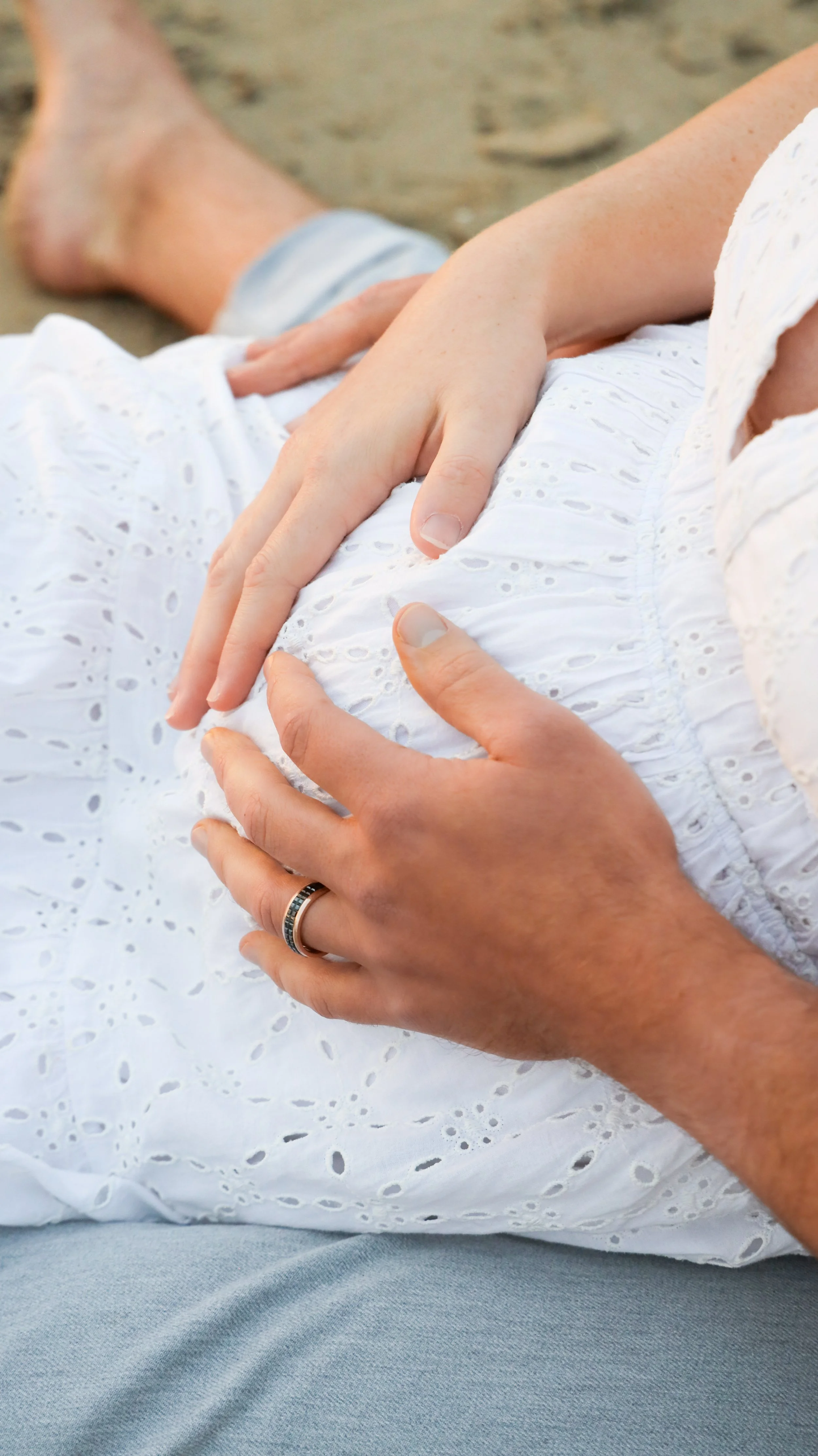 Nicole Schmiedl Maternity Photography: Perlin Family's Beautiful Santa Barbara Beach Portrait