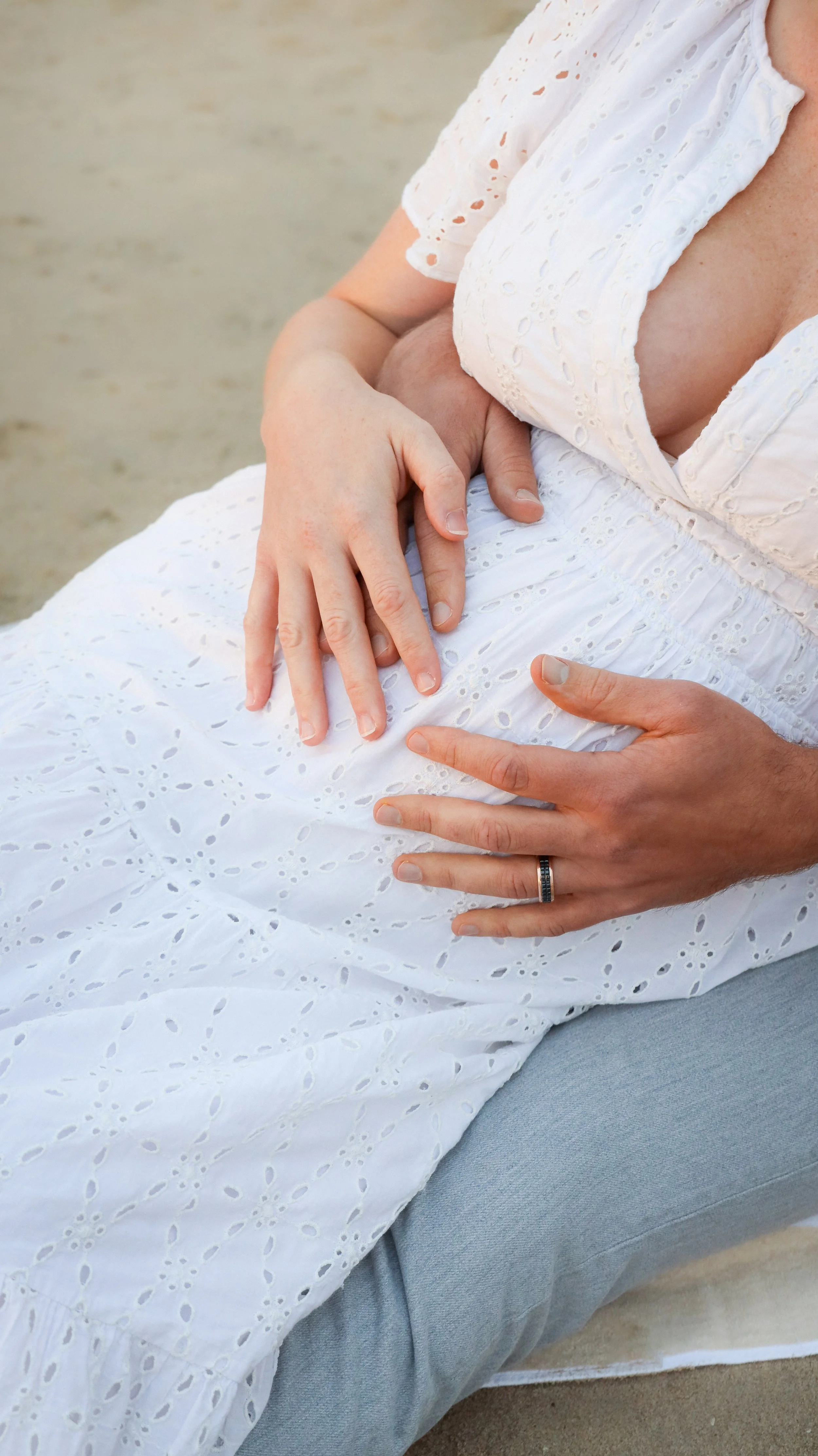 Nicole Schmiedl Maternity Photography: Perlin Family's Beautiful Santa Barbara Beach Portrait
