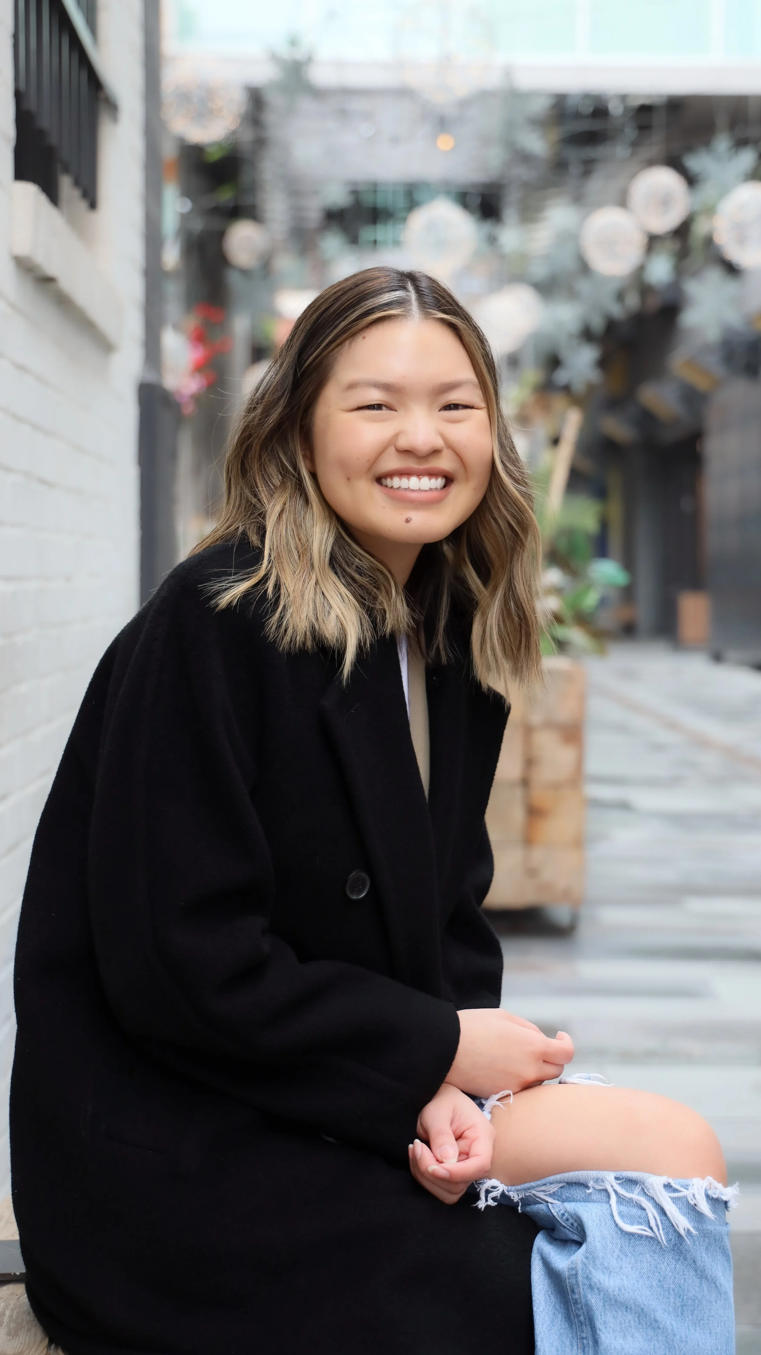 Diana Mai Carlson's professional headshots at Dairy Block, Denver, by Nicole Schmiedl