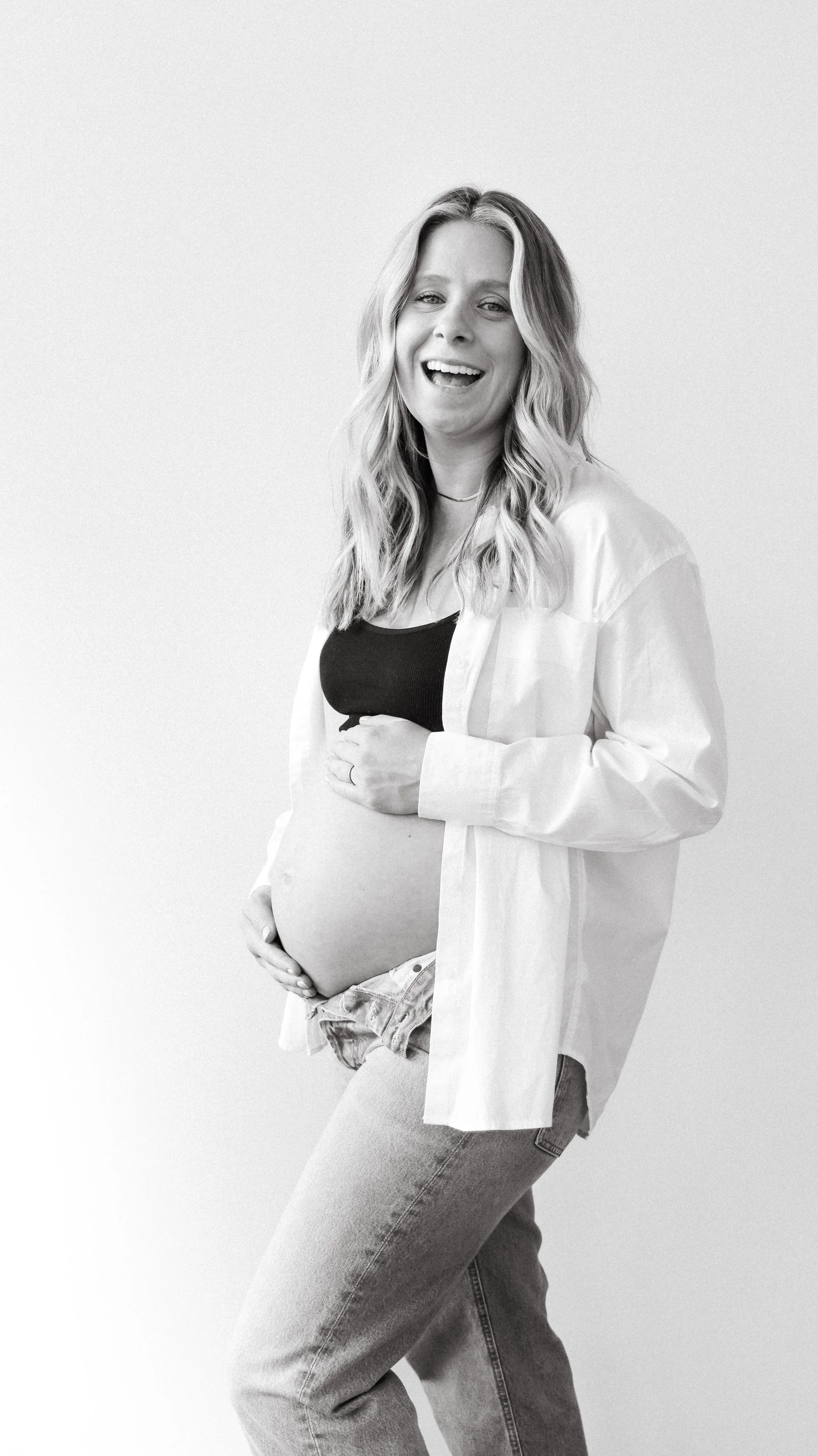 Dove Maternity Photography Session by Nicole Schmiedl at Realm in Denver, CO 