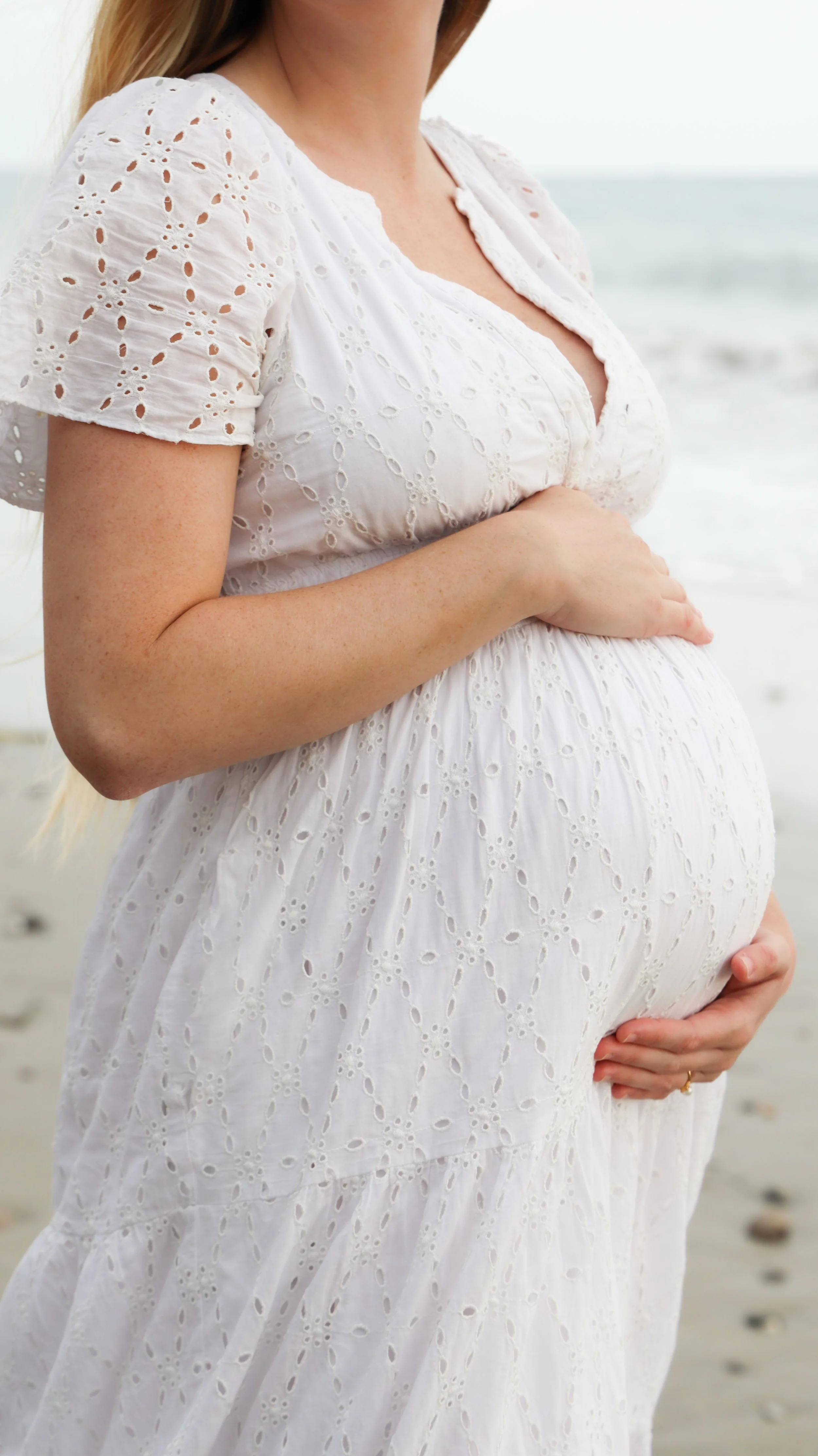 Rachel Perlin's Beautiful Maternity Portrait by Nicole Schmiedl Photography in Santa Barbara, CA