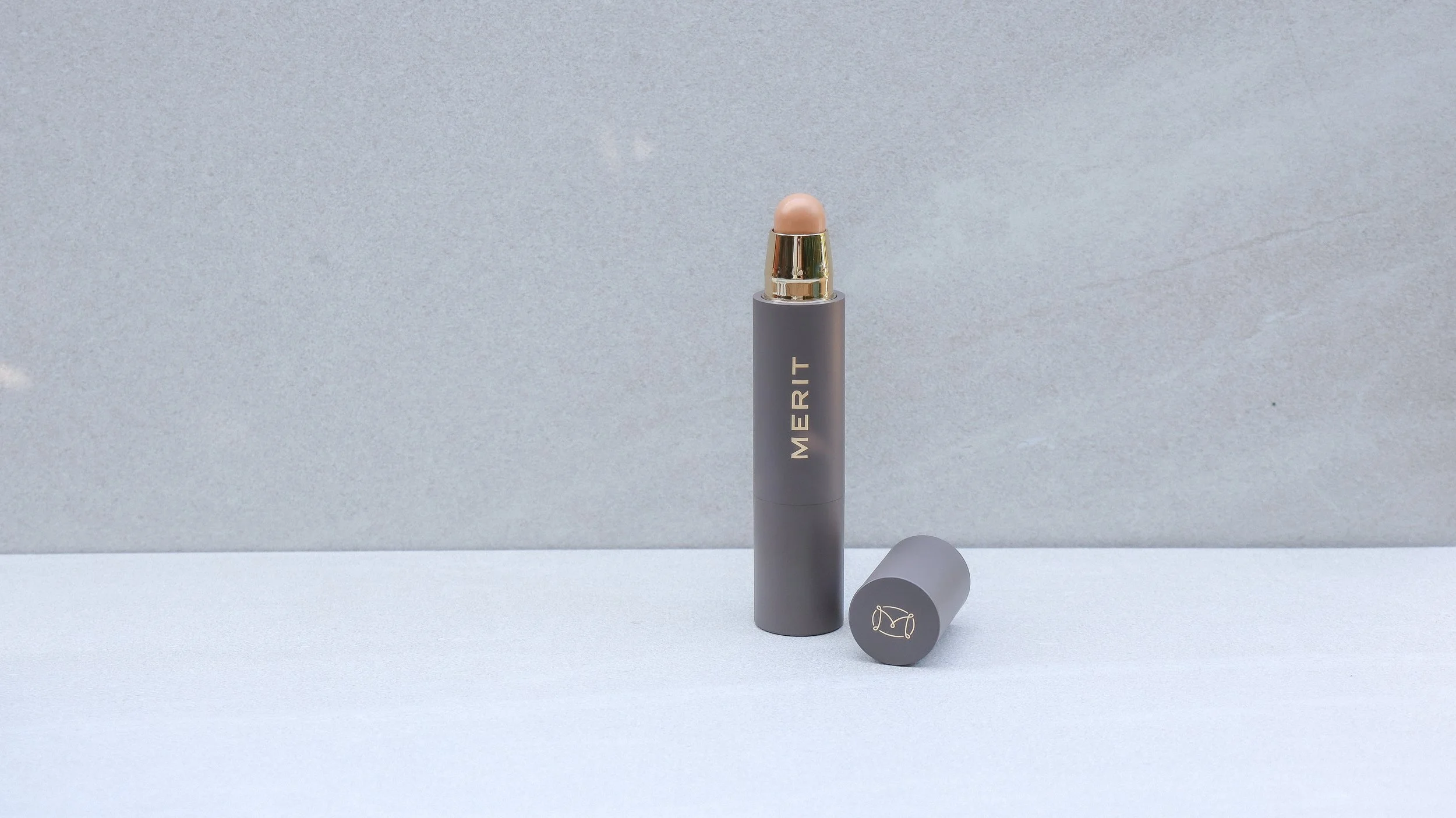 Merit Beauty concealer and blending brush by Nicole Schmiedl