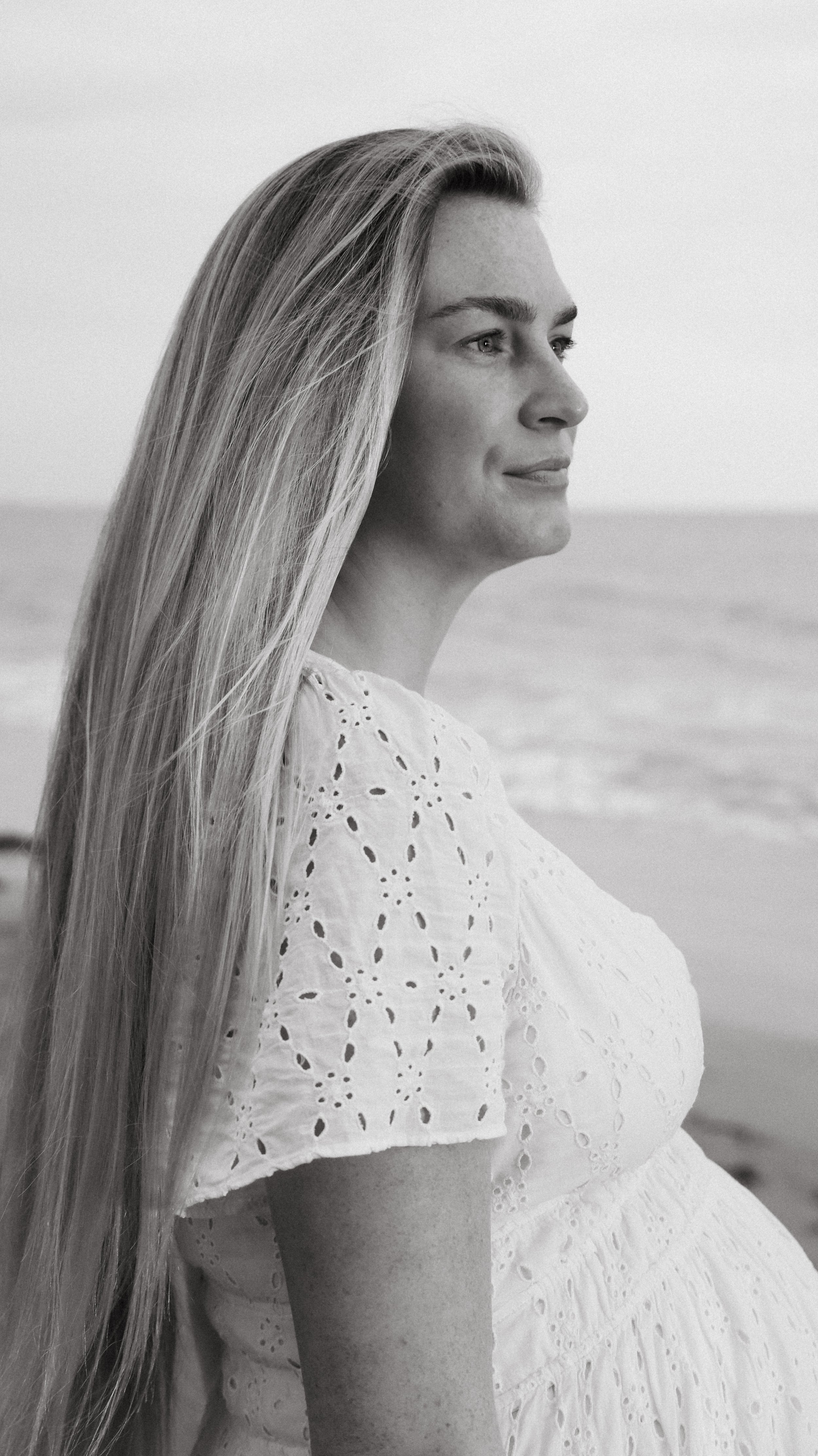 Nicole Schmiedl Maternity Photography: Perlin Family's Beautiful Santa Barbara Beach Portrait
