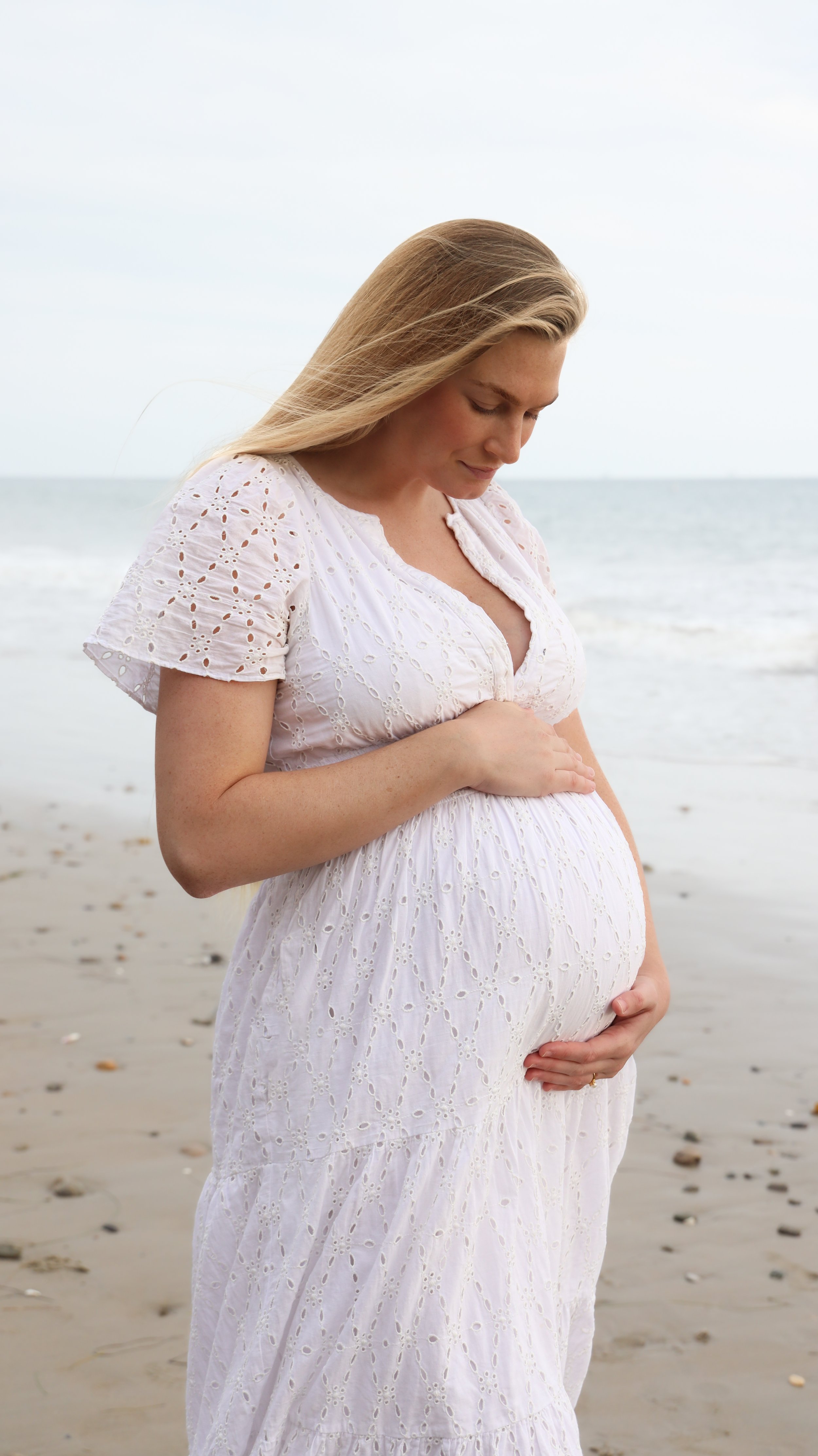 Rachel Perlin's Beautiful Maternity Portrait by Nicole Schmiedl Photography in Santa Barbara, CA