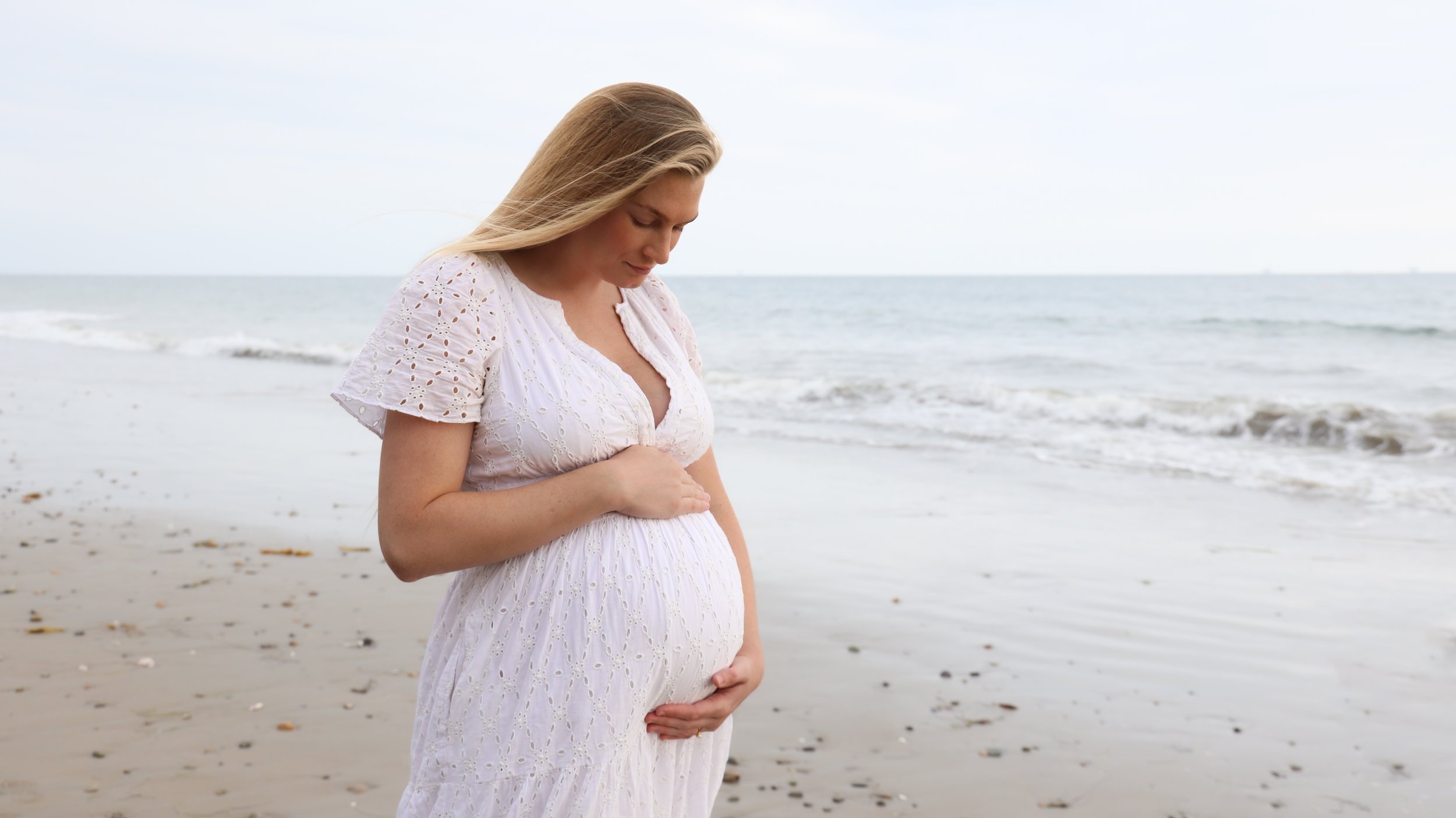 Rachel Perlin's Beautiful Maternity Portrait by Nicole Schmiedl Photography in Santa Barbara, CA