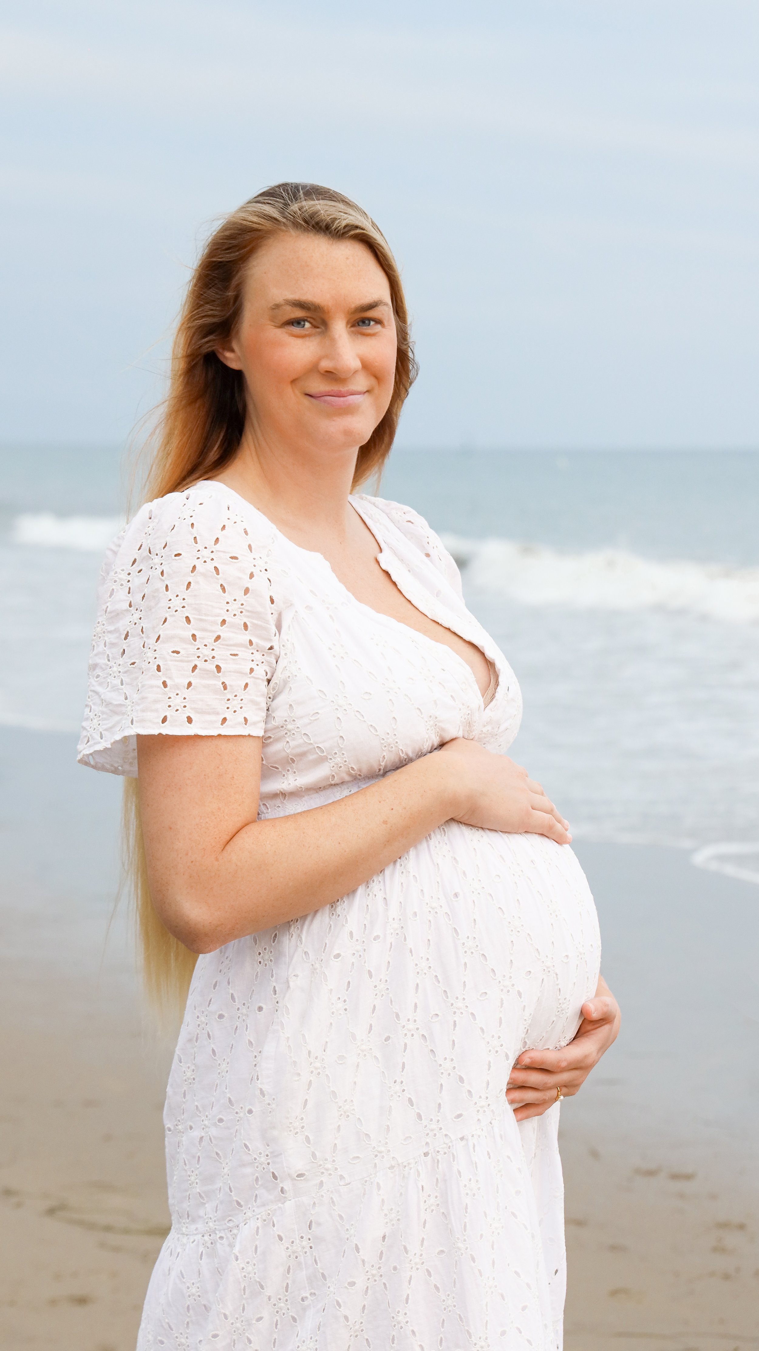 Rachel Perlin's Beautiful Maternity Portrait by Nicole Schmiedl Photography in Santa Barbara, CA