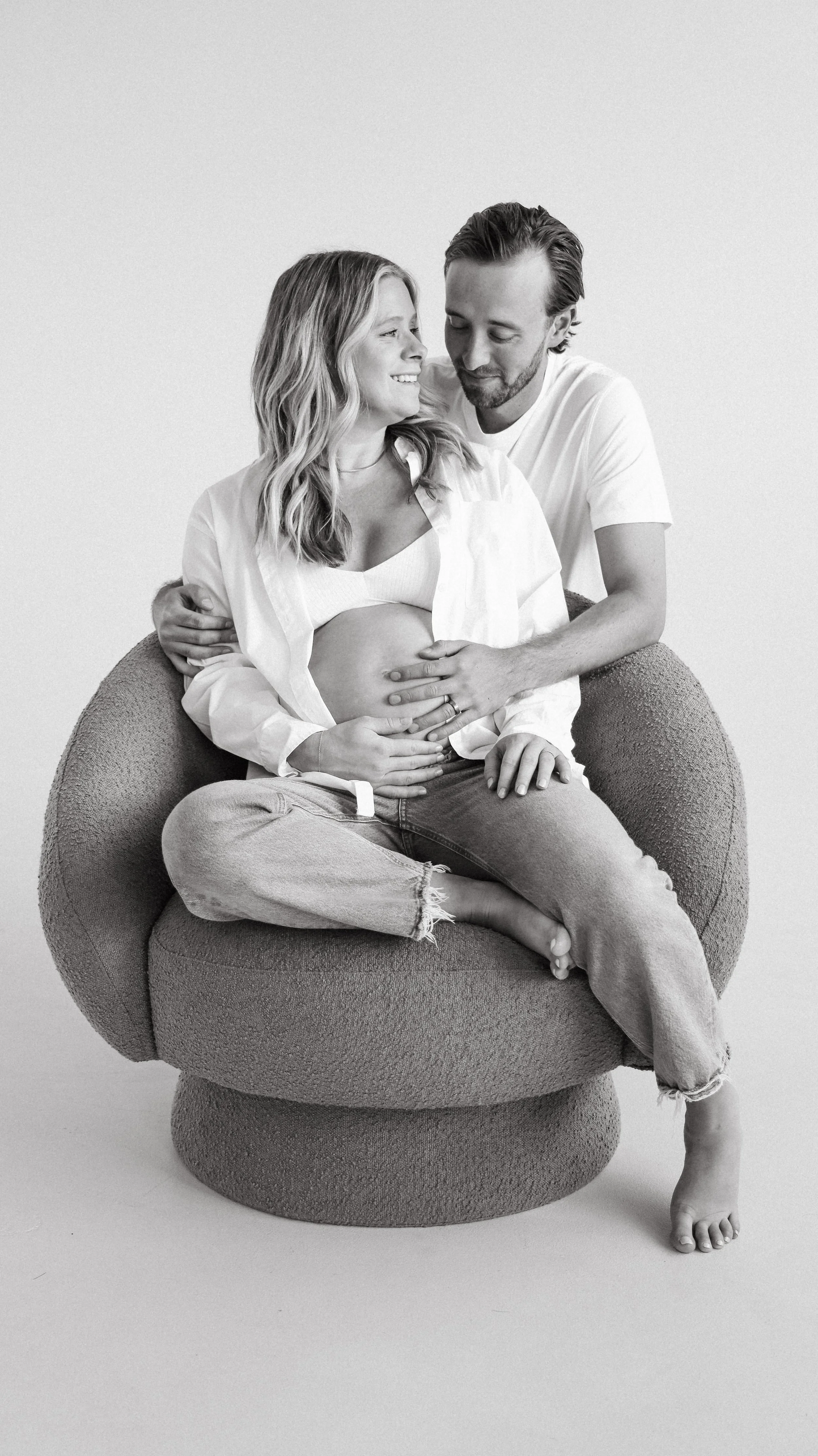 Dove Maternity Photography Session by Nicole Schmiedl at Realm in Denver, CO 