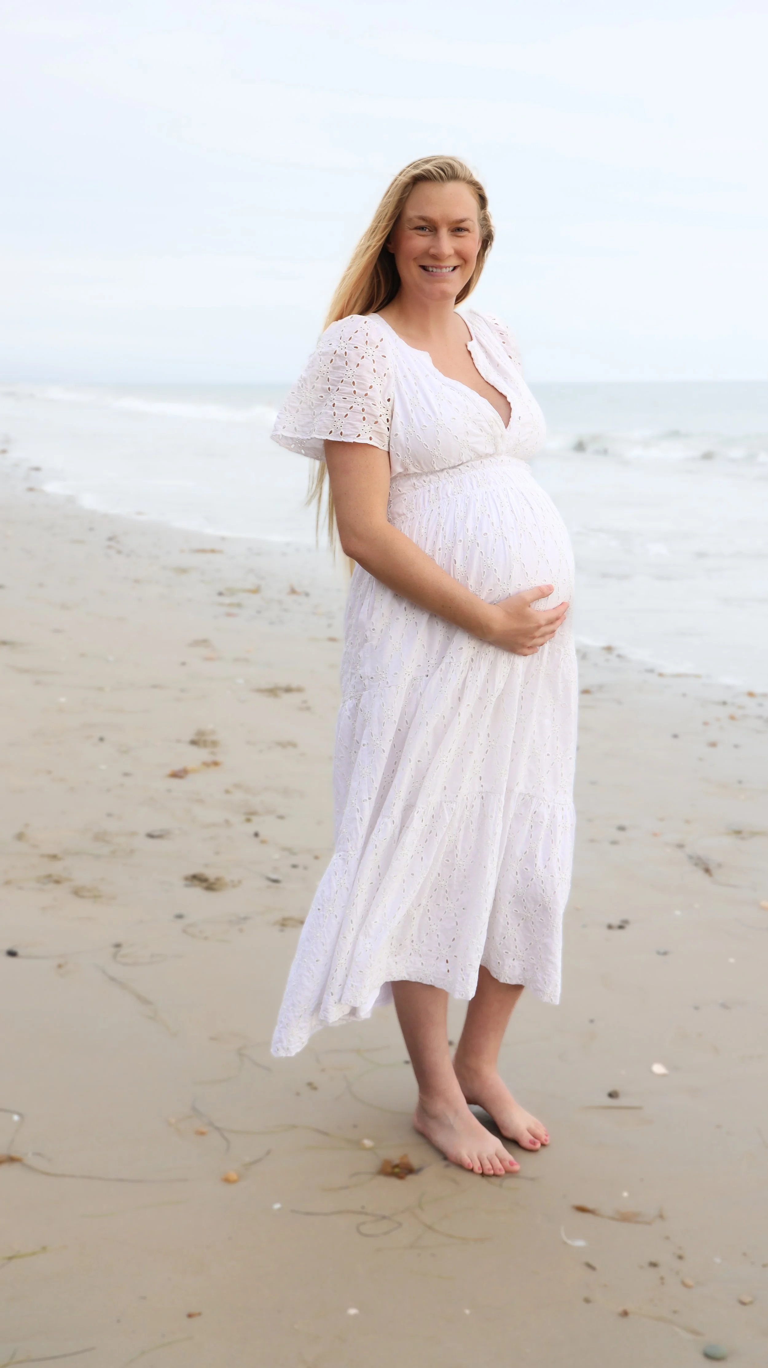 Rachel Perlin's Beautiful Maternity Portrait by Nicole Schmiedl Photography in Santa Barbara, CA