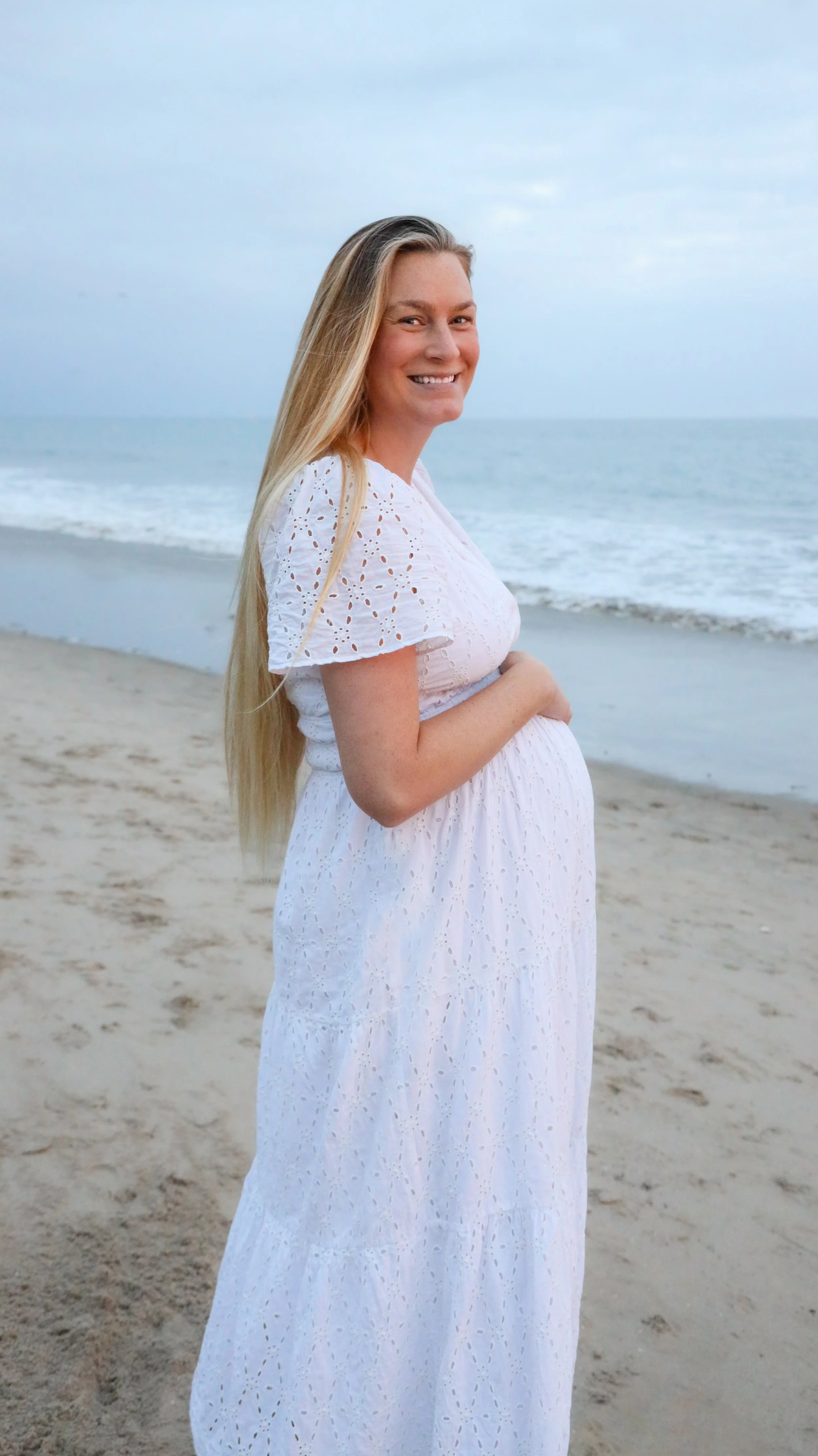 Rachel Perlin's Beautiful Maternity Portrait by Nicole Schmiedl Photography in Santa Barbara, CA