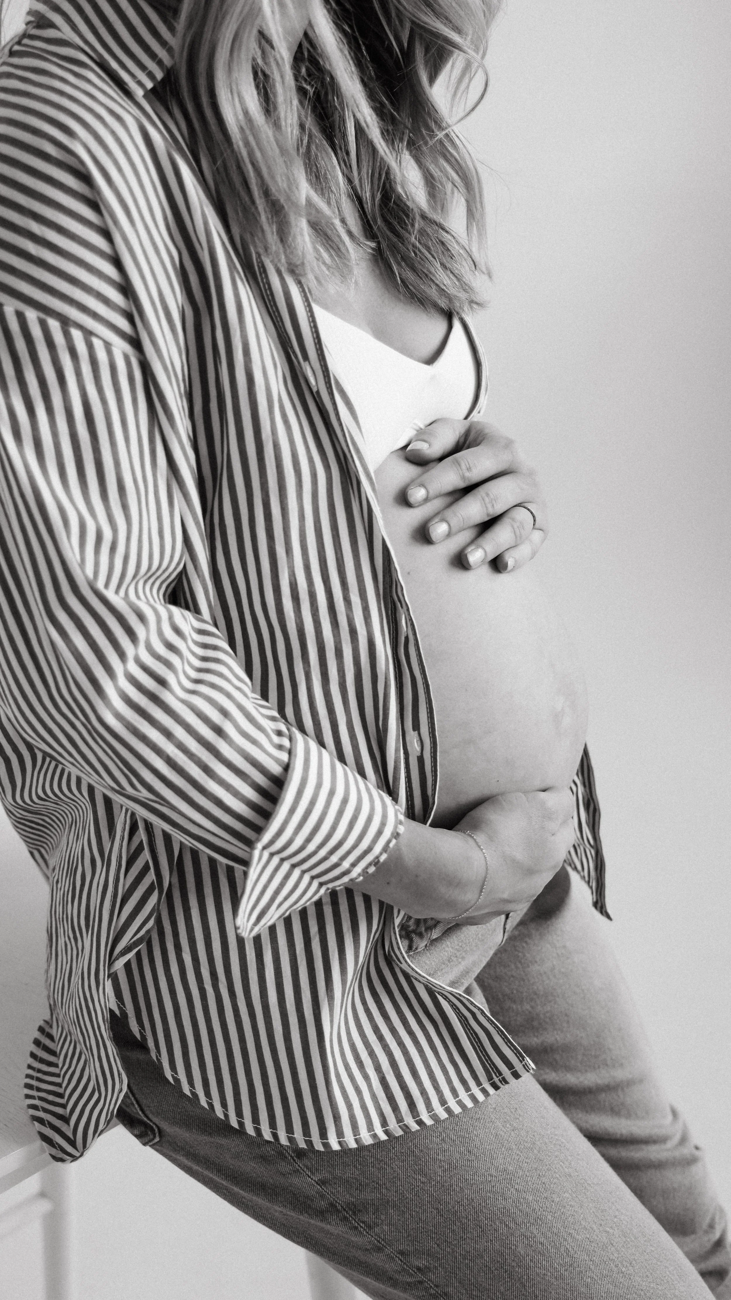 Dove Maternity Photography Session by Nicole Schmiedl at Realm in Denver, CO 