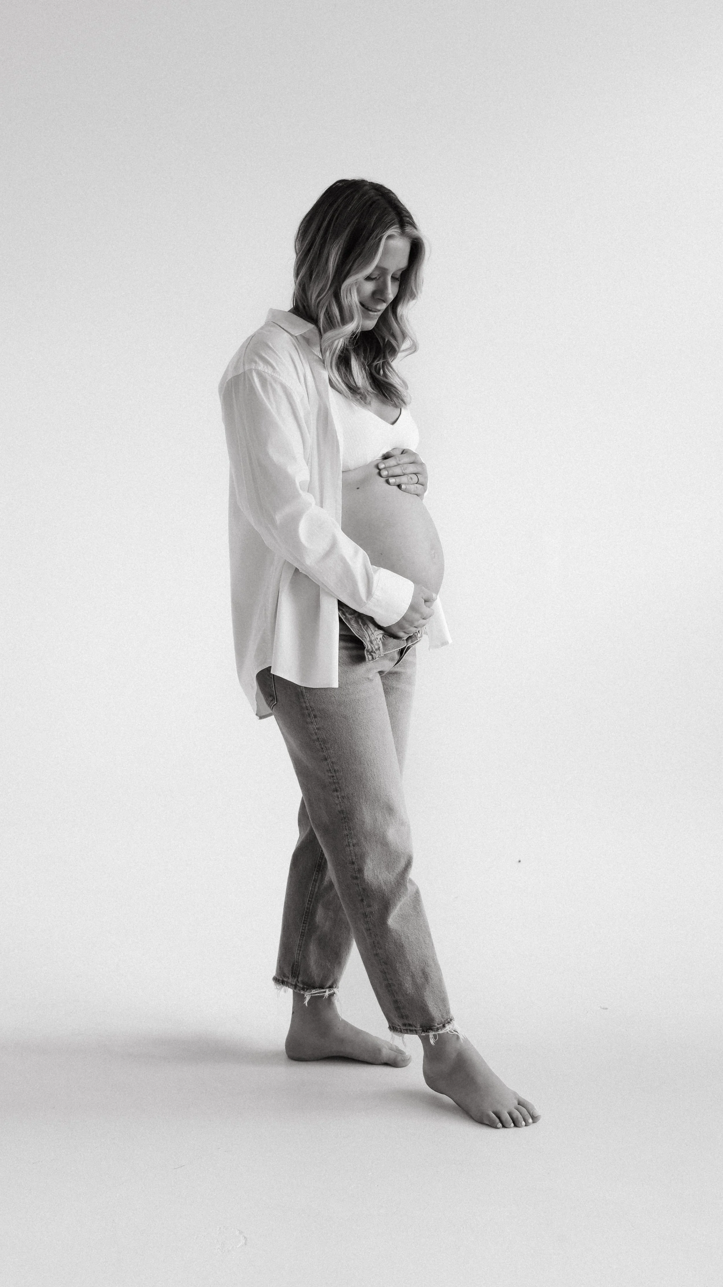 Dove Maternity Photography Session by Nicole Schmiedl at Realm in Denver, CO 