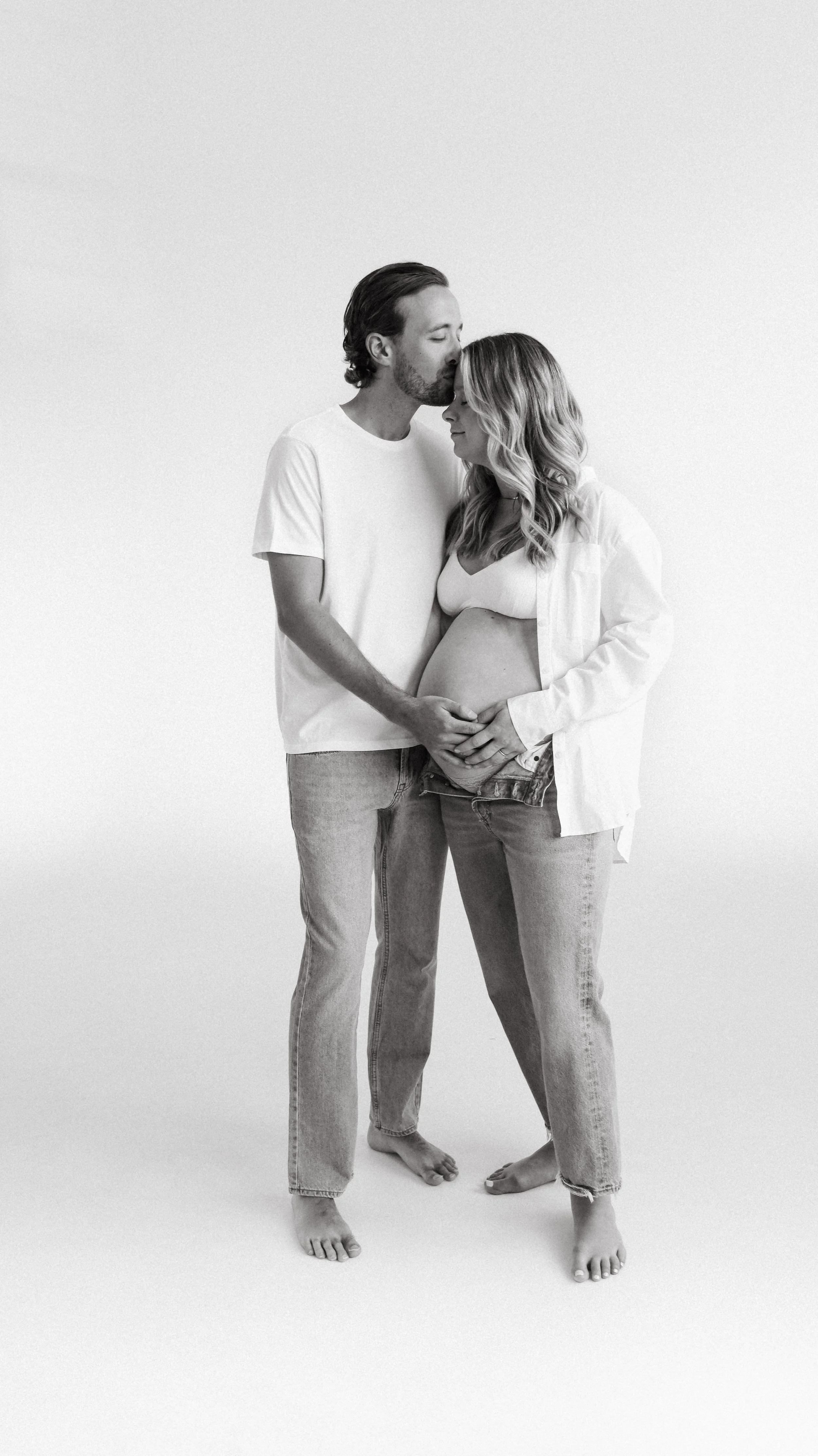 Dove Maternity Photography Session by Nicole Schmiedl at Realm in Denver, CO 