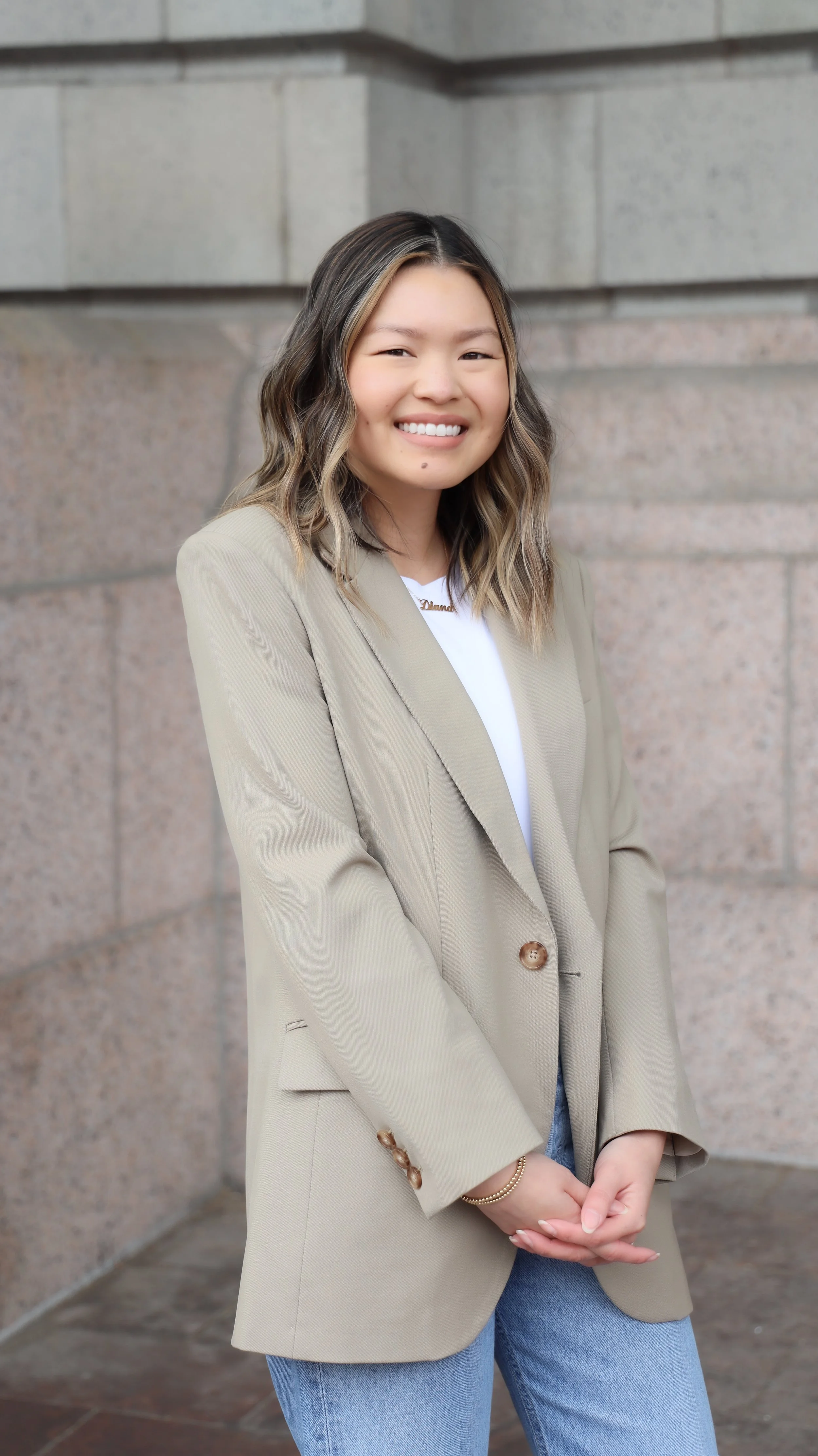 Diana Mai Carlson's professional headshots at Dairy Block, Denver, by Nicole Schmiedl