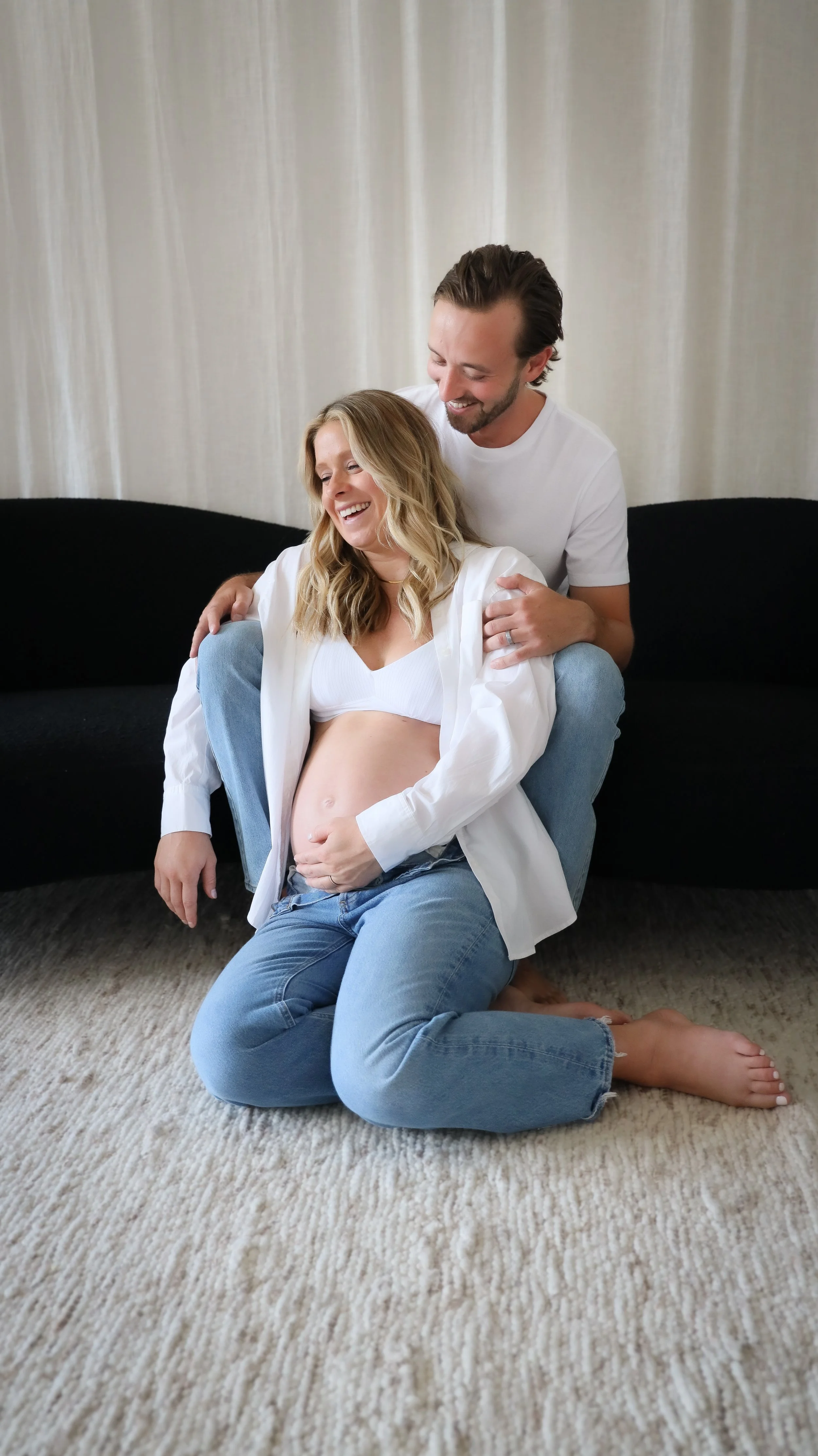 Dove Maternity Photography Session by Nicole Schmiedl at Realm in Denver, CO 
