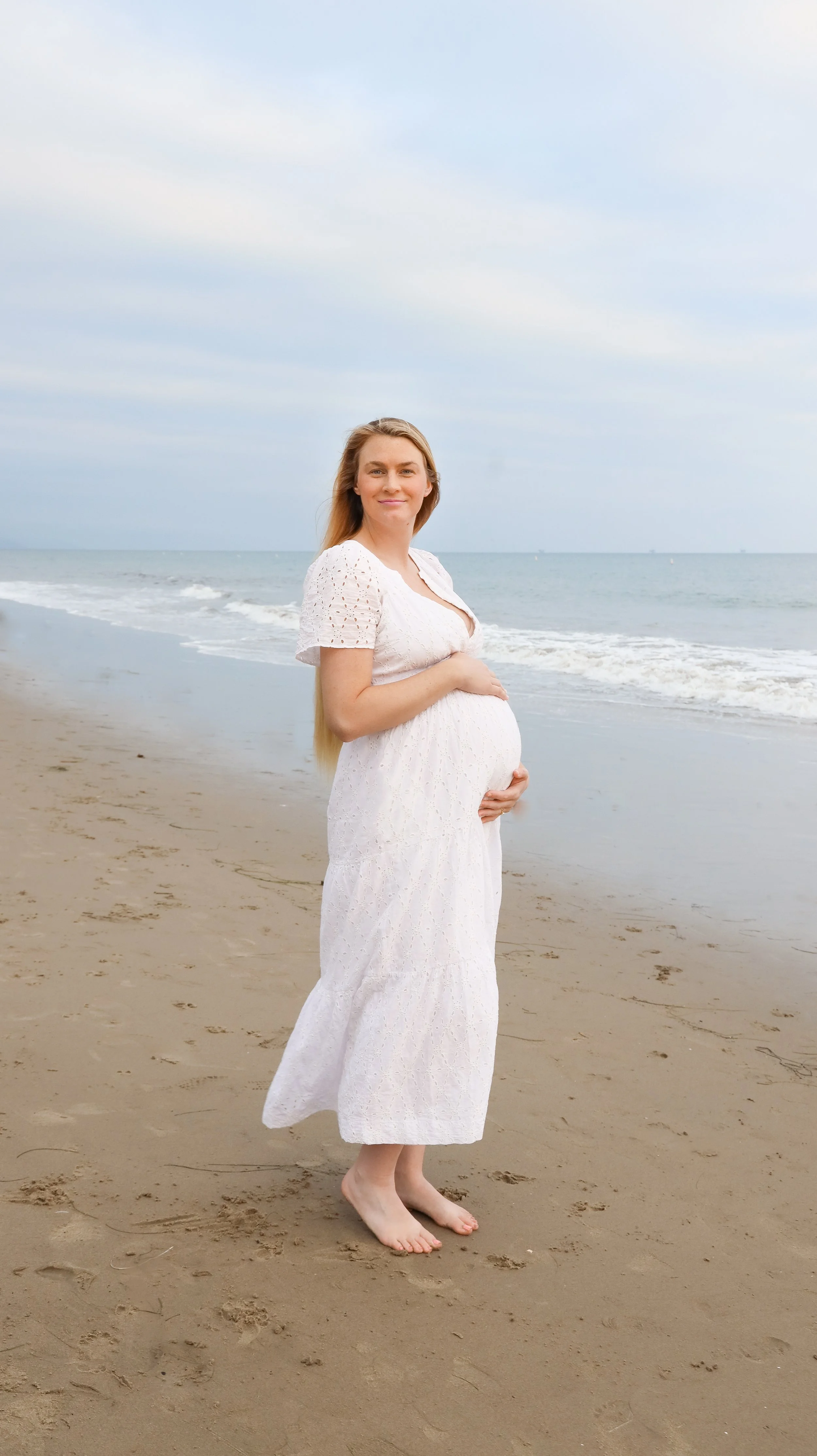 Rachel Perlin's Beautiful Maternity Portrait by Nicole Schmiedl Photography in Santa Barbara, CA