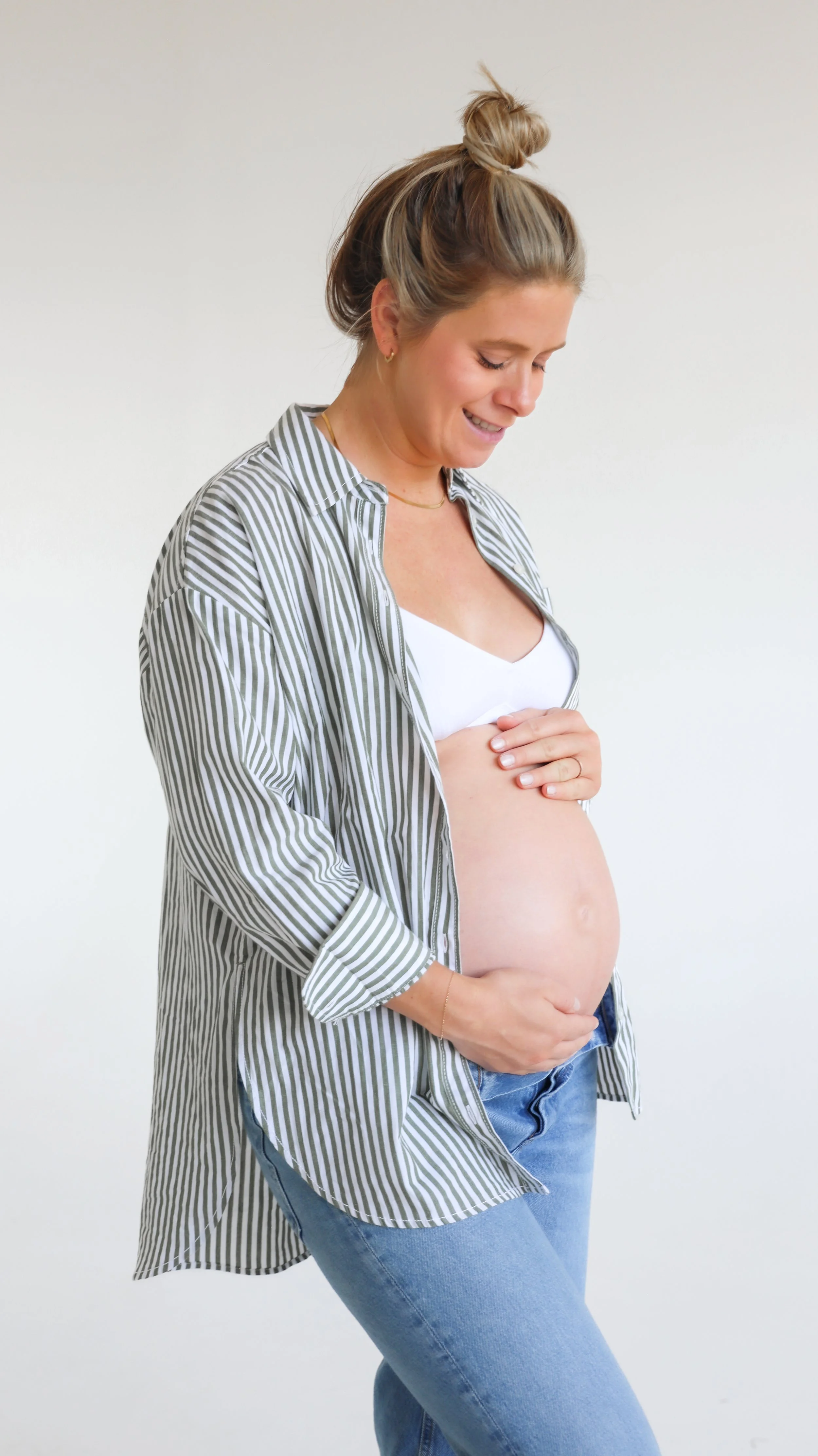 Dove Maternity Photography Session by Nicole Schmiedl at Realm in Denver, CO 