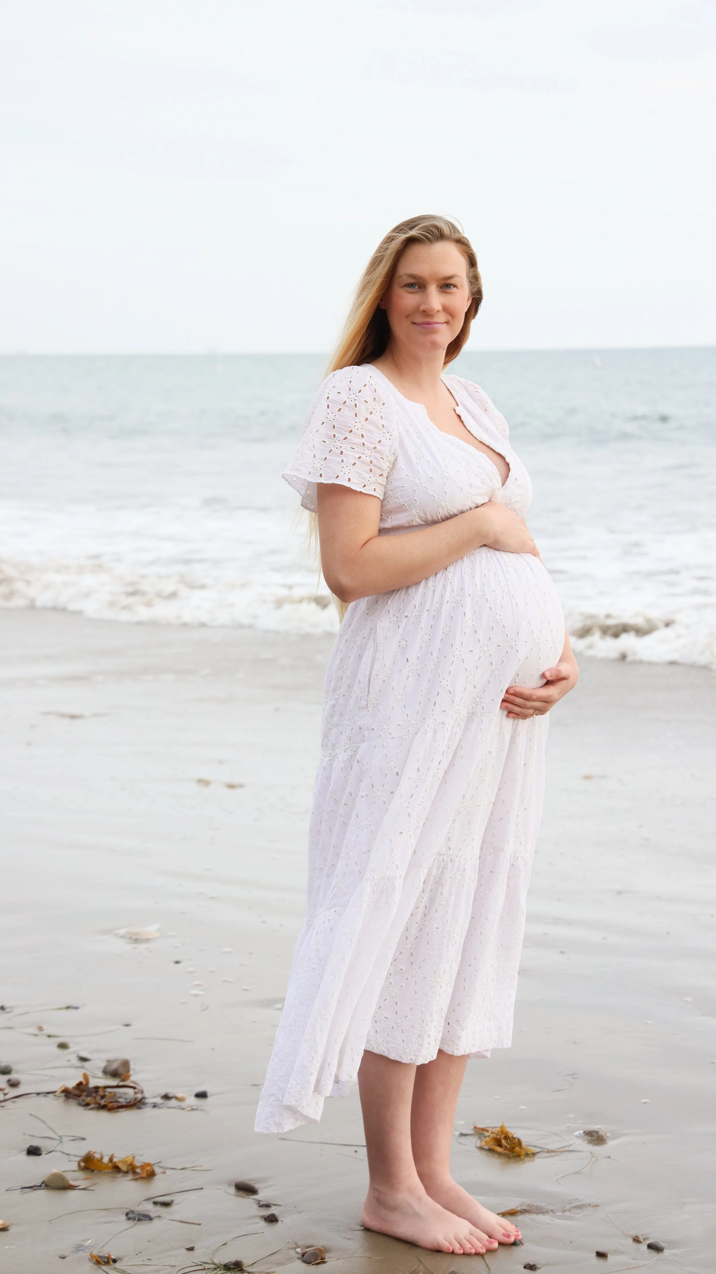 Rachel Perlin's Beautiful Maternity Portrait by Nicole Schmiedl Photography in Santa Barbara, CA