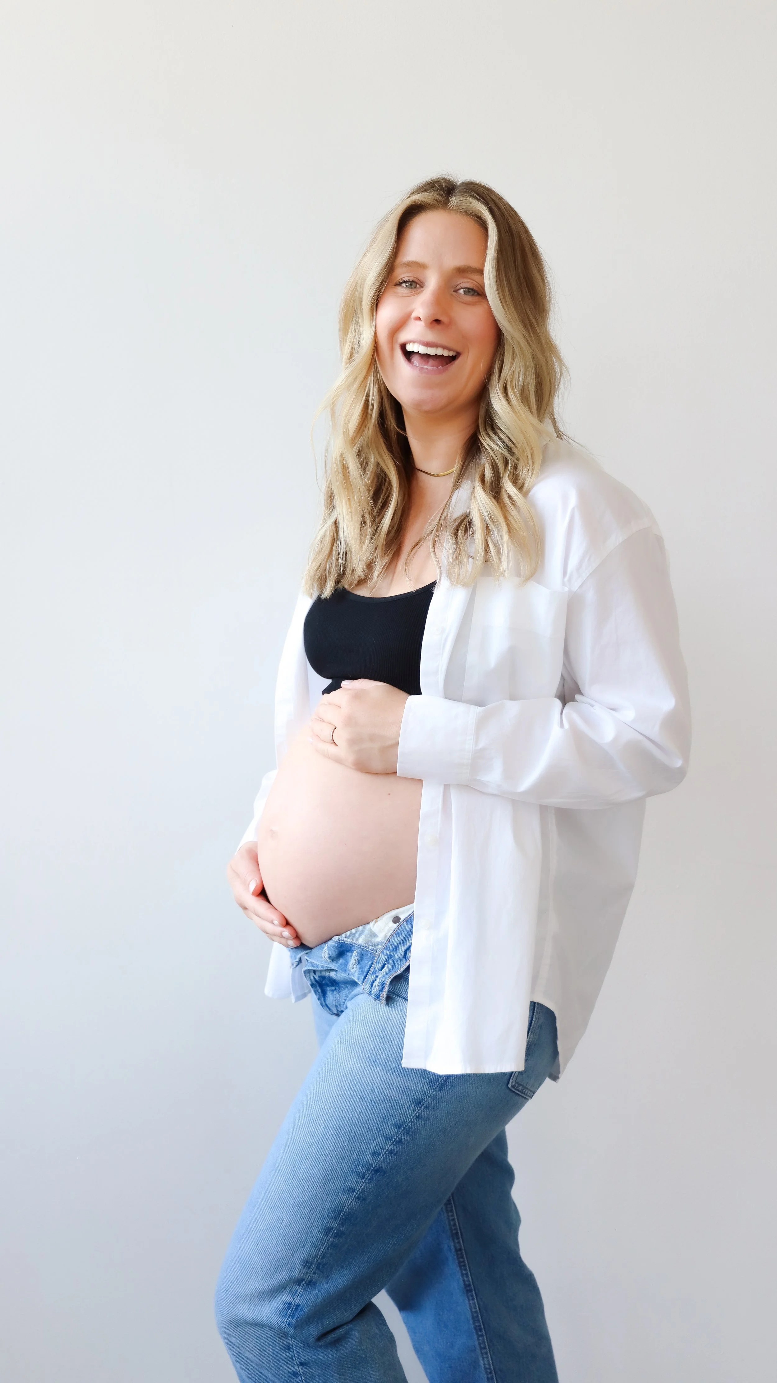 Dove Maternity Photography Session by Nicole Schmiedl at Realm in Denver, CO 
