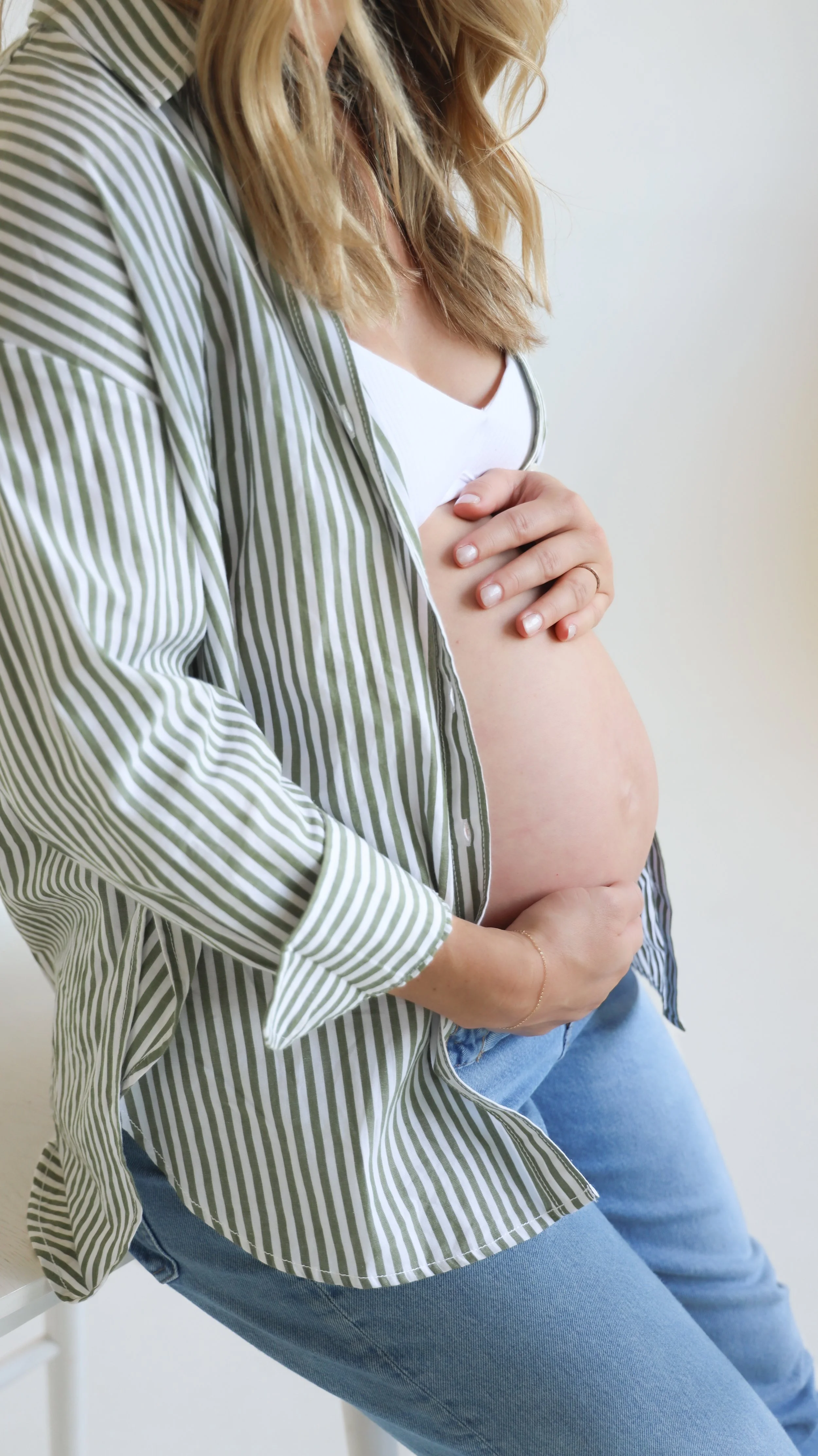 Dove Maternity Photography Session by Nicole Schmiedl at Realm in Denver, CO 