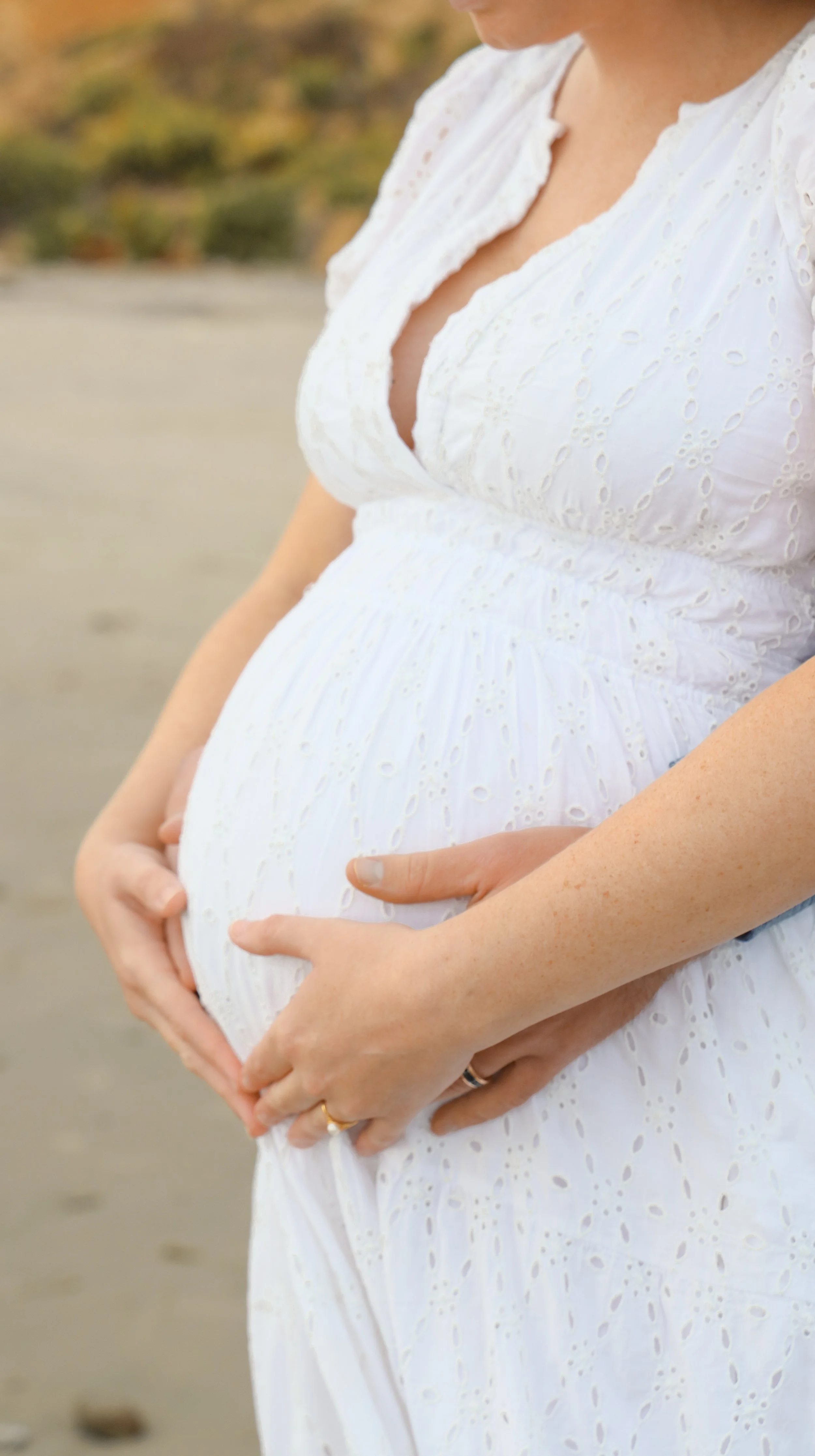 Nicole Schmiedl Maternity Photography: Perlin Family's Beautiful Santa Barbara Beach Portrait