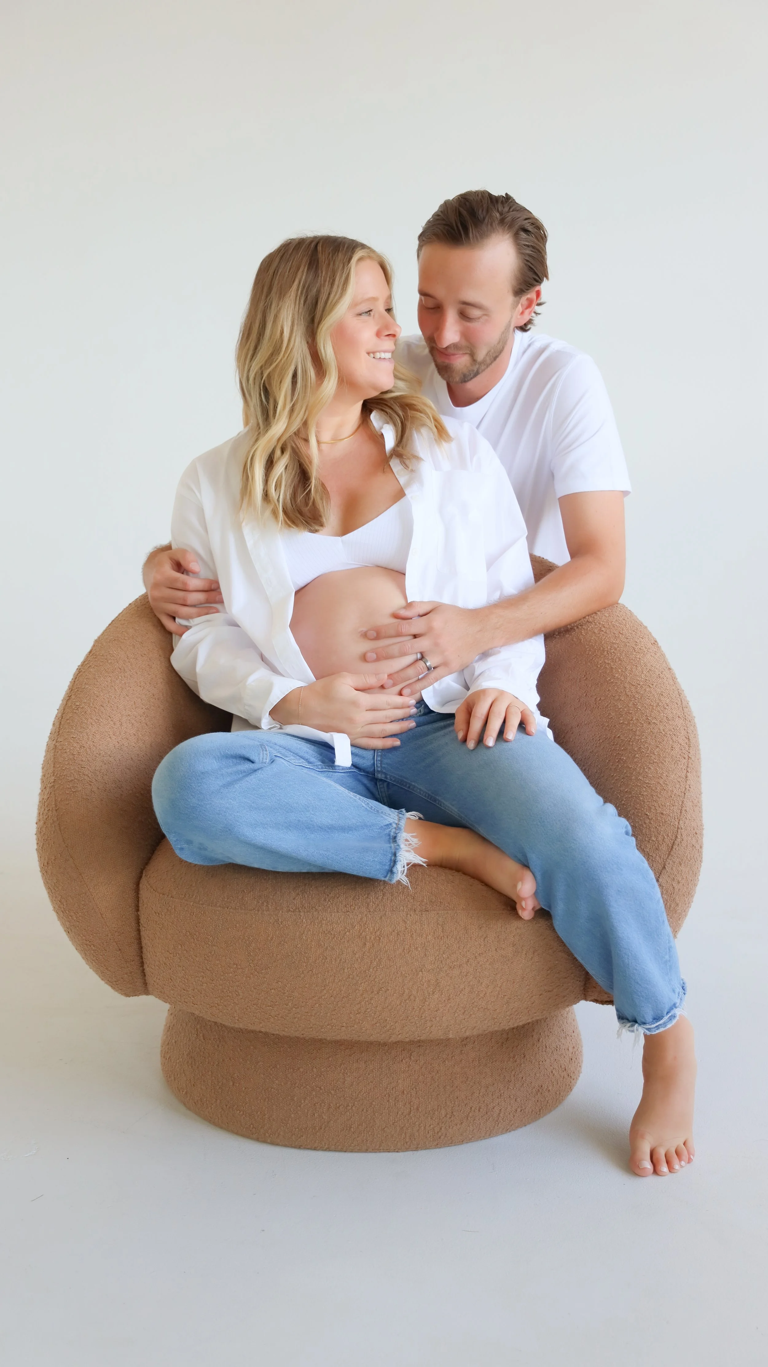 Dove Maternity Photography Session by Nicole Schmiedl at Realm in Denver, CO 