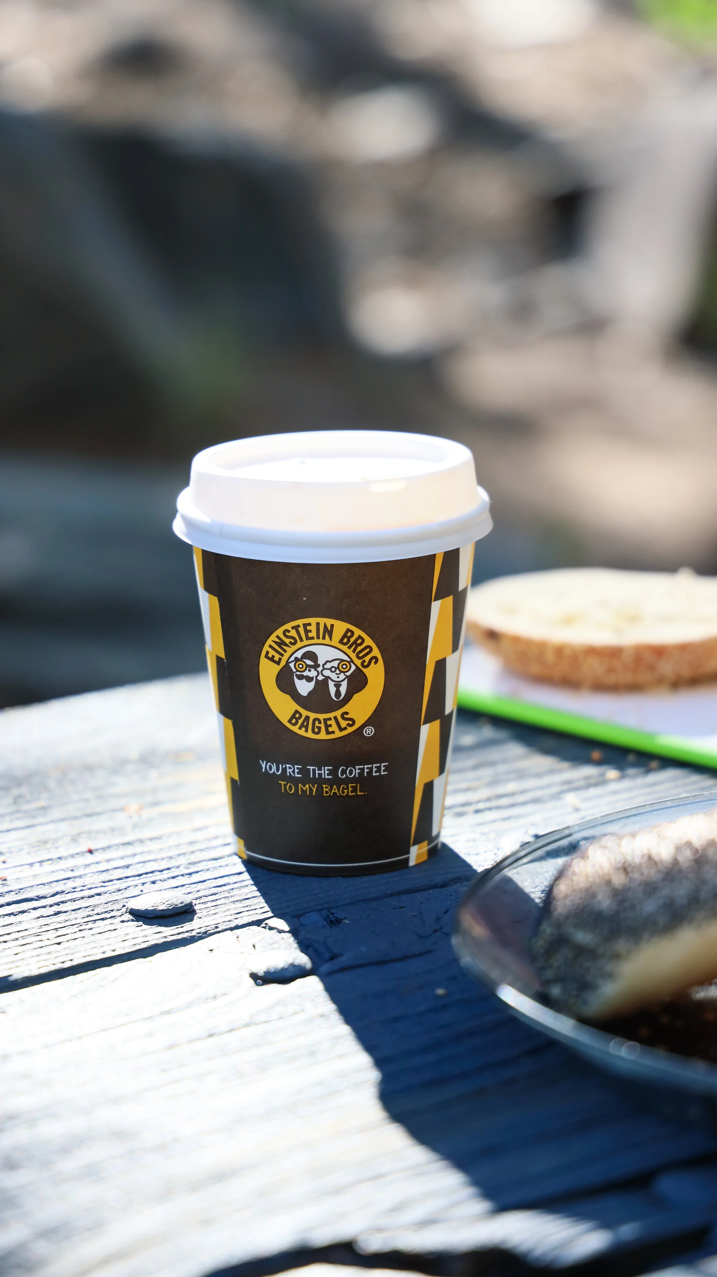 Einstein Bros Bagel Coffee by Nicole Schmiedl