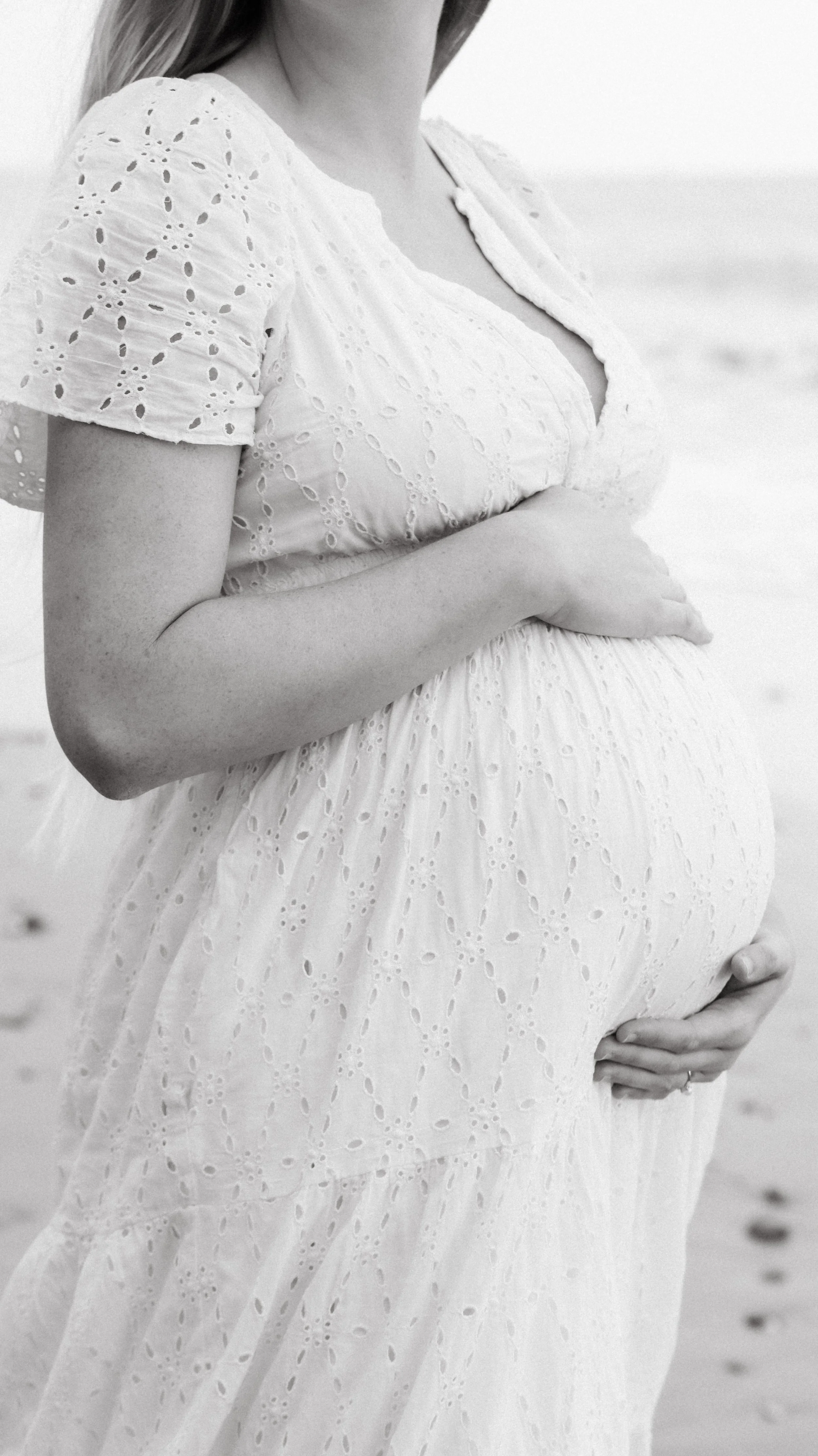 Nicole Schmiedl Maternity Photography: Perlin Family's Beautiful Santa Barbara Beach Portrait
