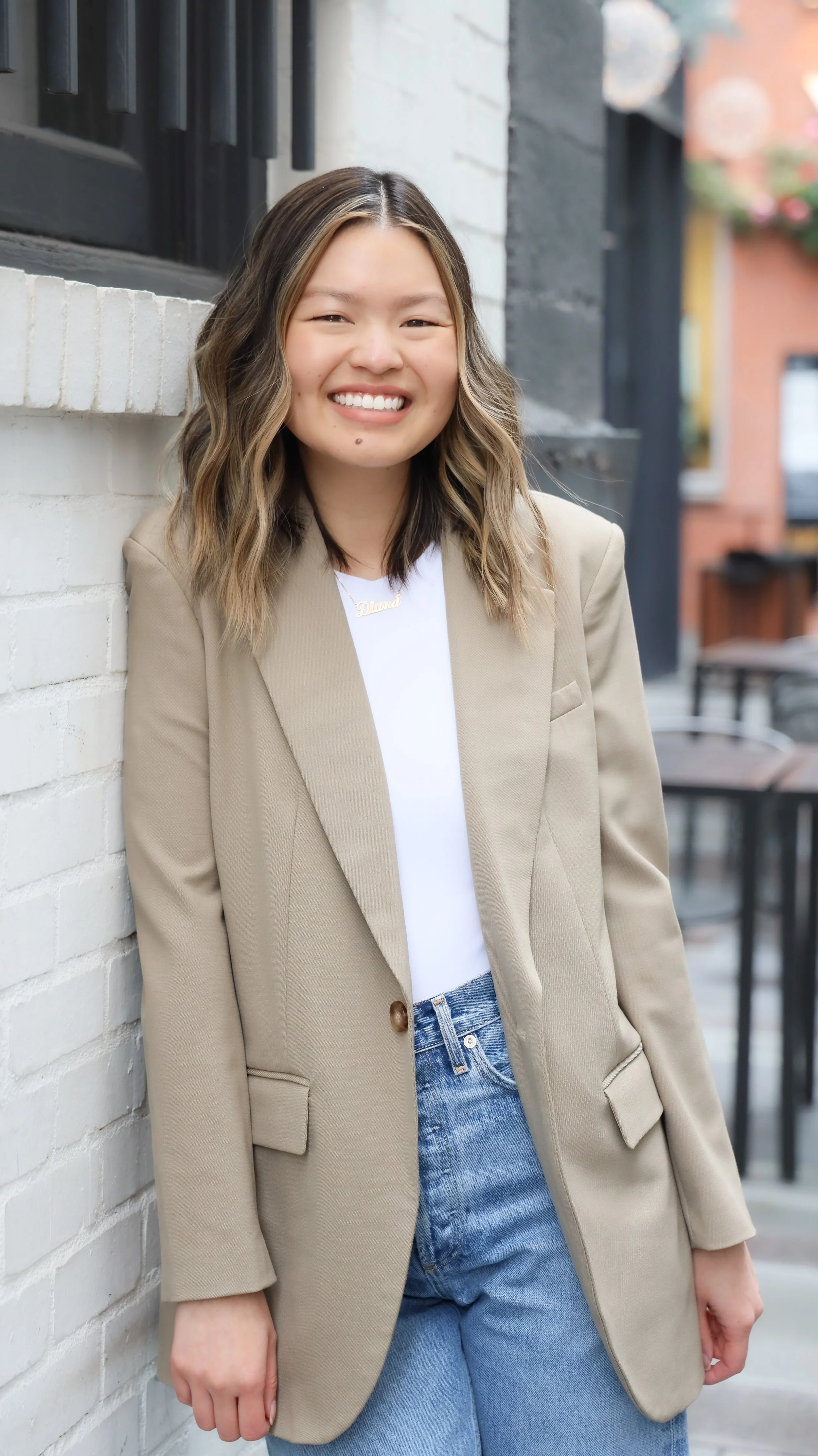 Diana Mai Carlson's professional headshots at Dairy Block, Denver, by Nicole Schmiedl