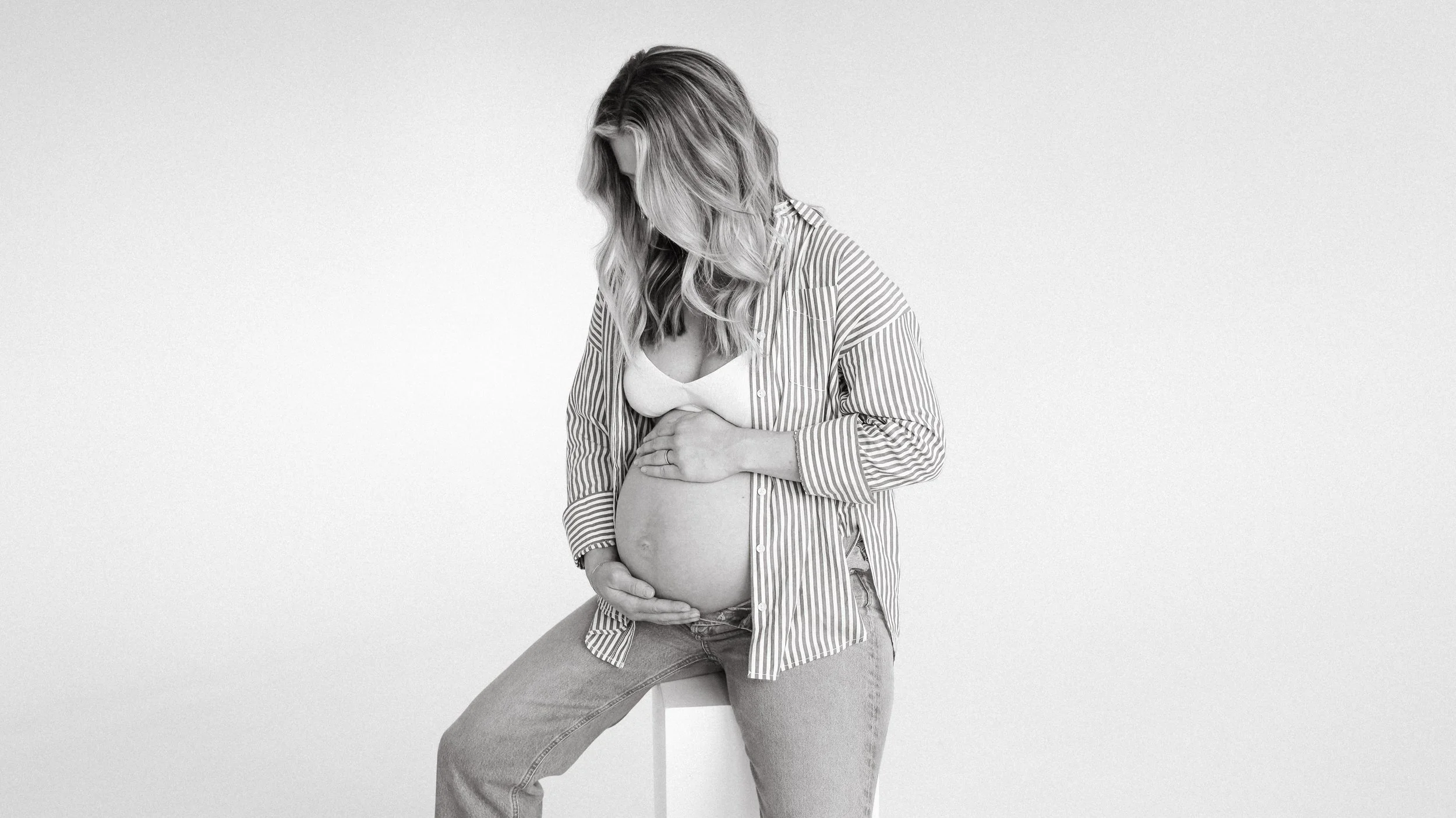 Dove Maternity Photography Session by Nicole Schmiedl at Realm in Denver, CO 