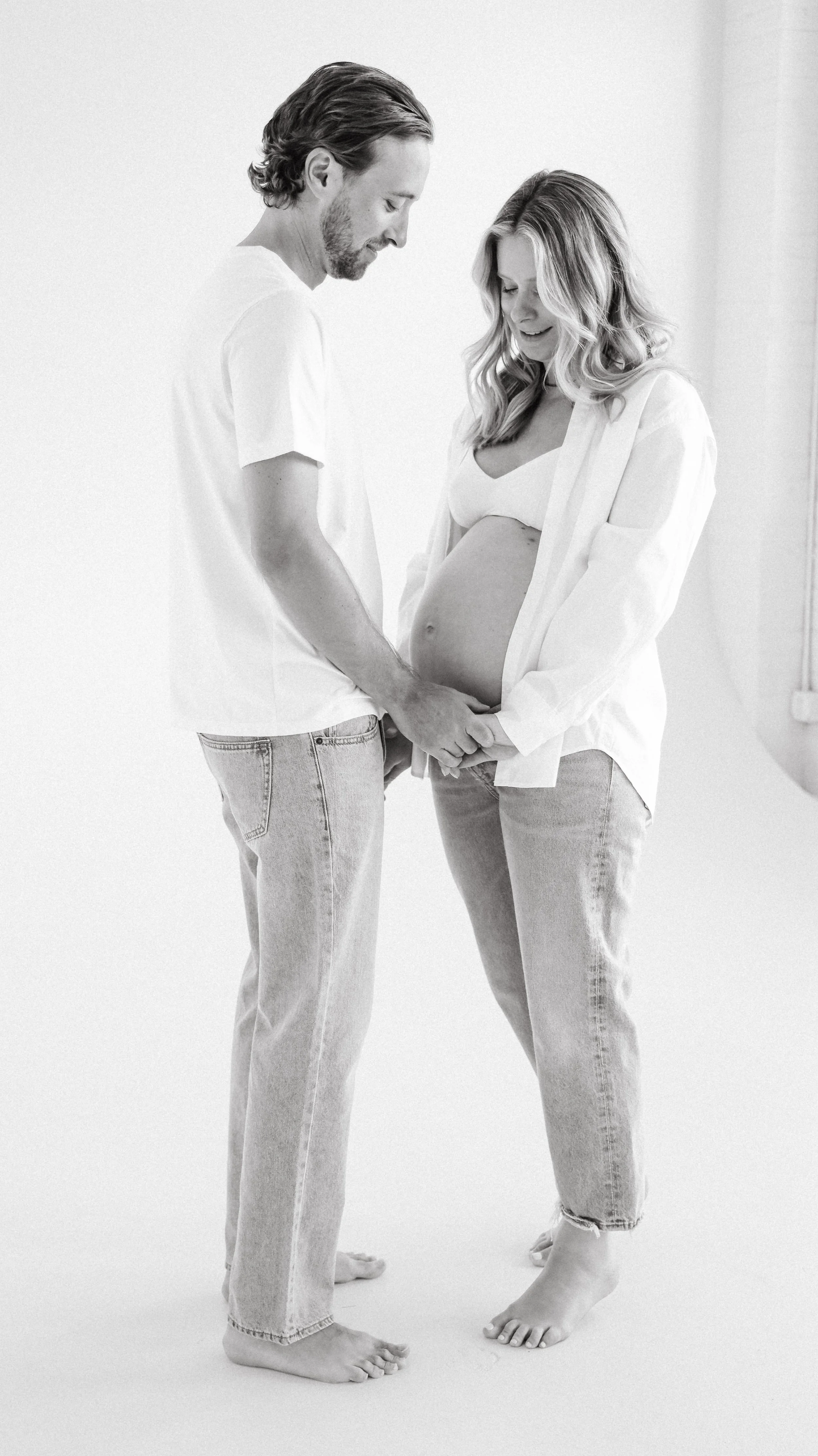 Dove Maternity Photography Session by Nicole Schmiedl at Realm in Denver, CO 