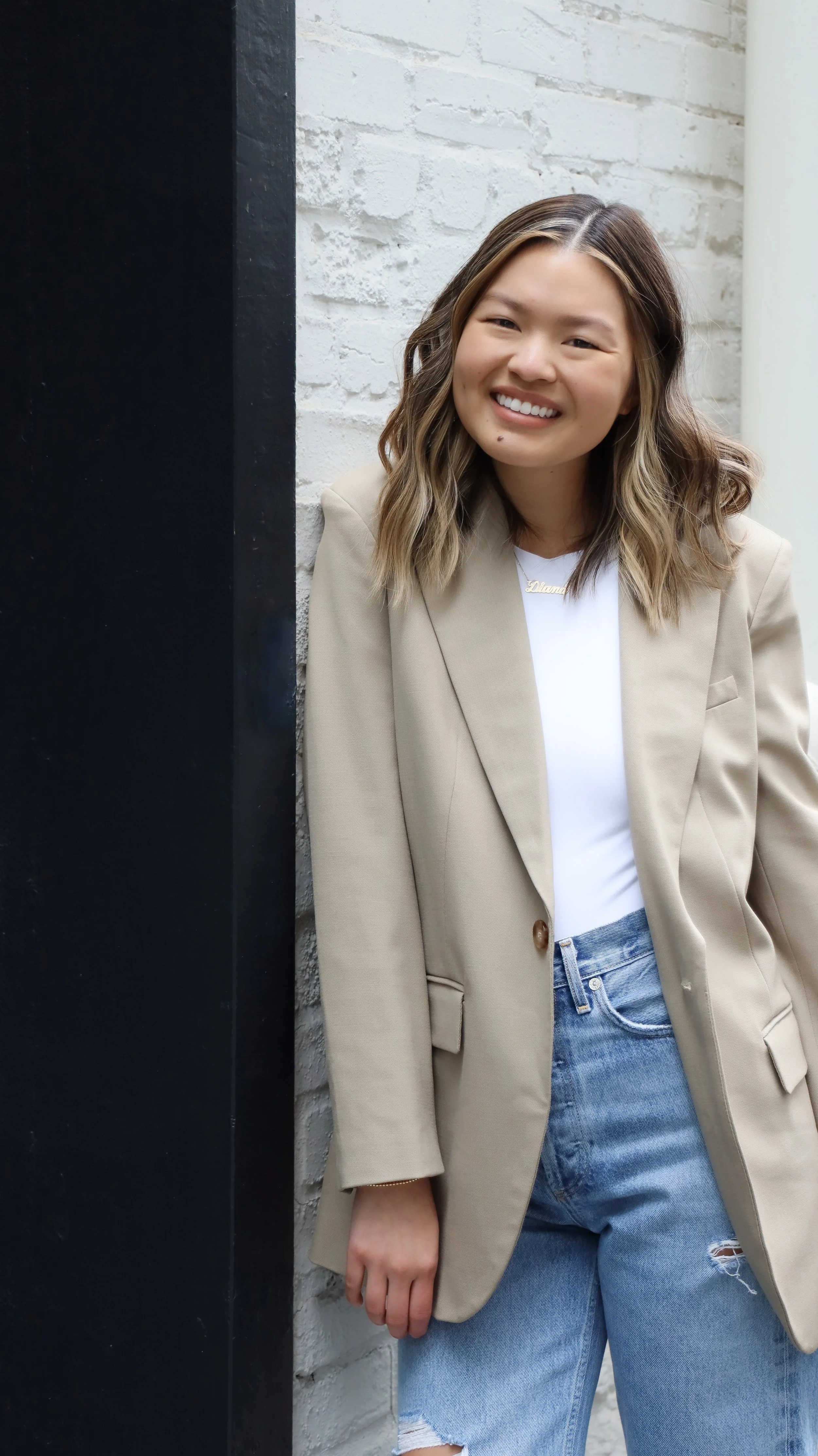 Diana Mai Carlson's professional headshots at Dairy Block, Denver, by Nicole Schmiedl