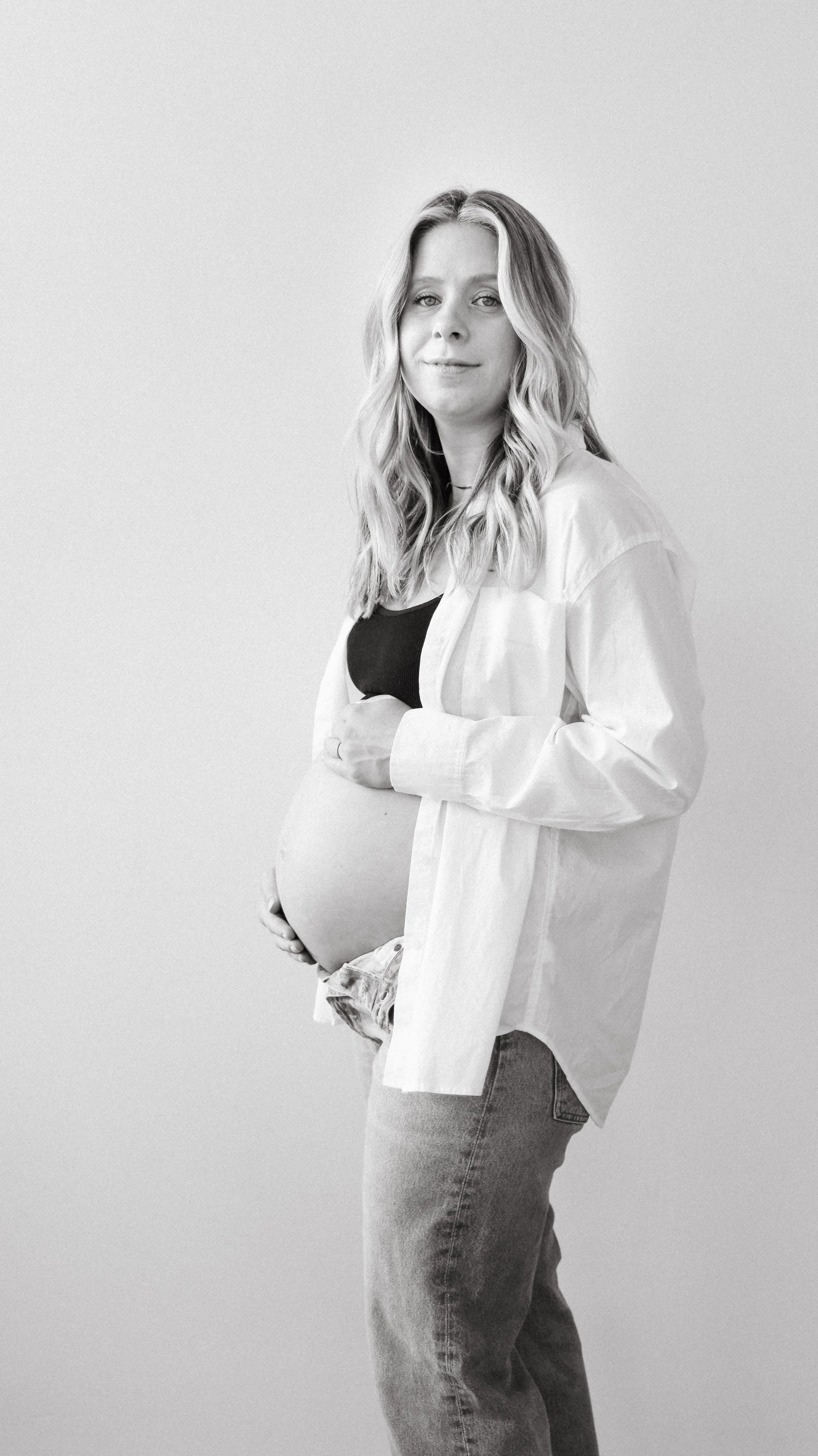 Dove Maternity Photography Session by Nicole Schmiedl at Realm in Denver, CO 