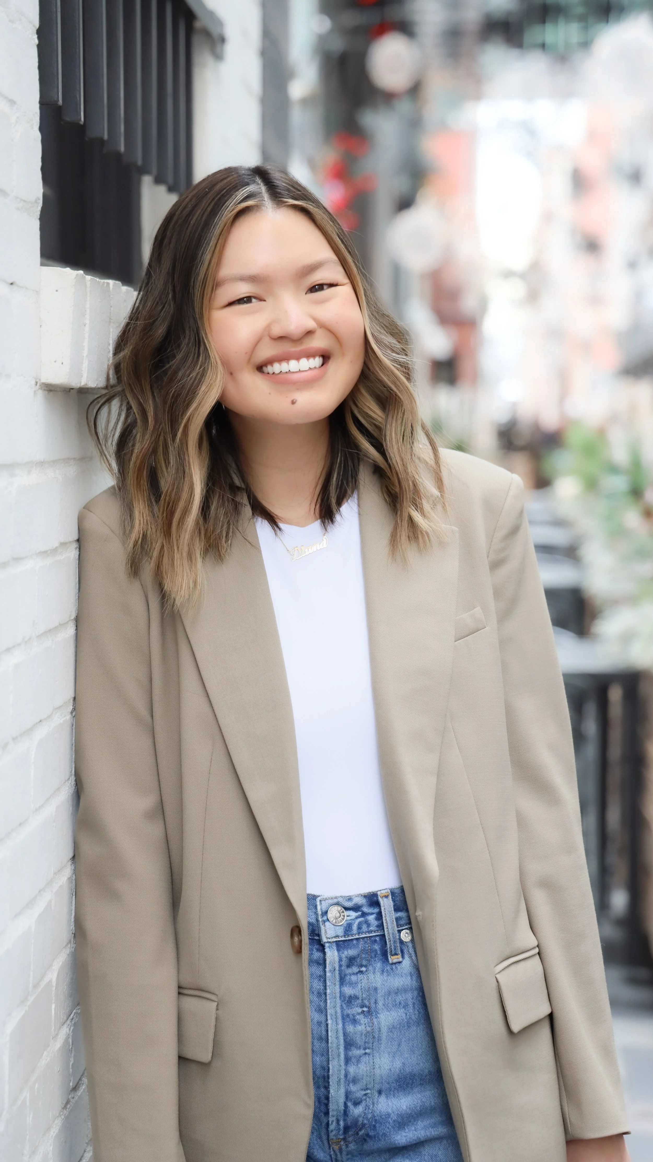 Diana Mai Carlson's professional headshots at Dairy Block, Denver, by Nicole Schmiedl