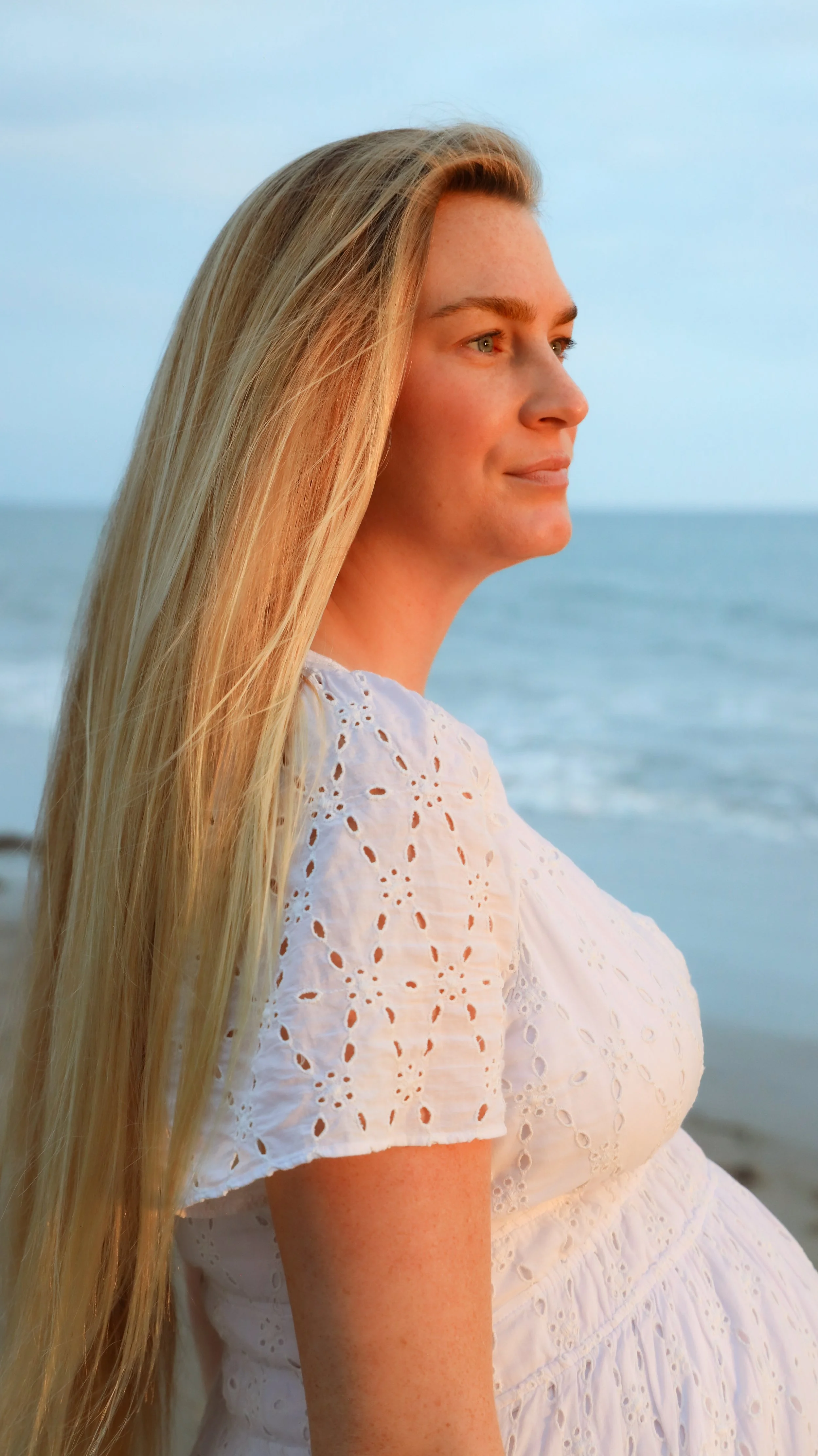 Rachel Perlin's Beautiful Maternity Portrait by Nicole Schmiedl Photography in Santa Barbara, CA