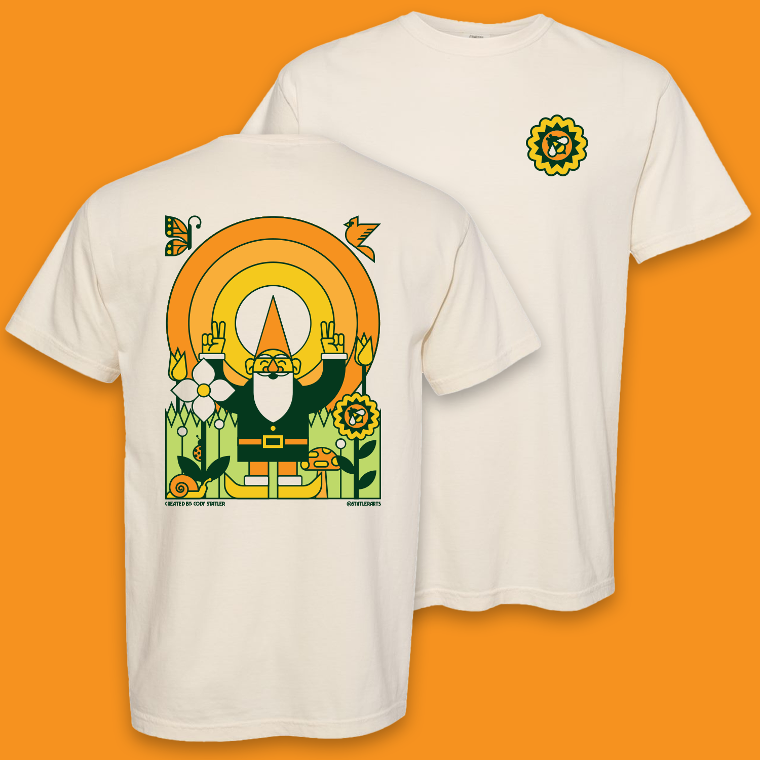 Garden Gnome Shirt (Ivory)