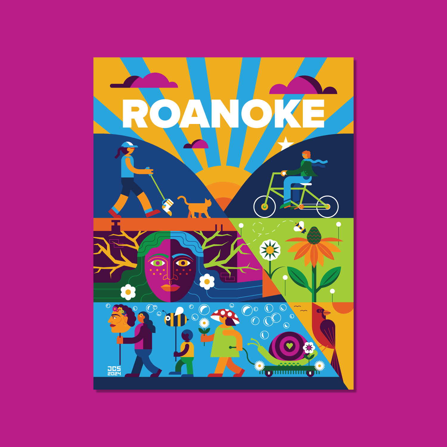 "Radical Welcome" Roanoke Greeting Cards (4.25" x 5.5")