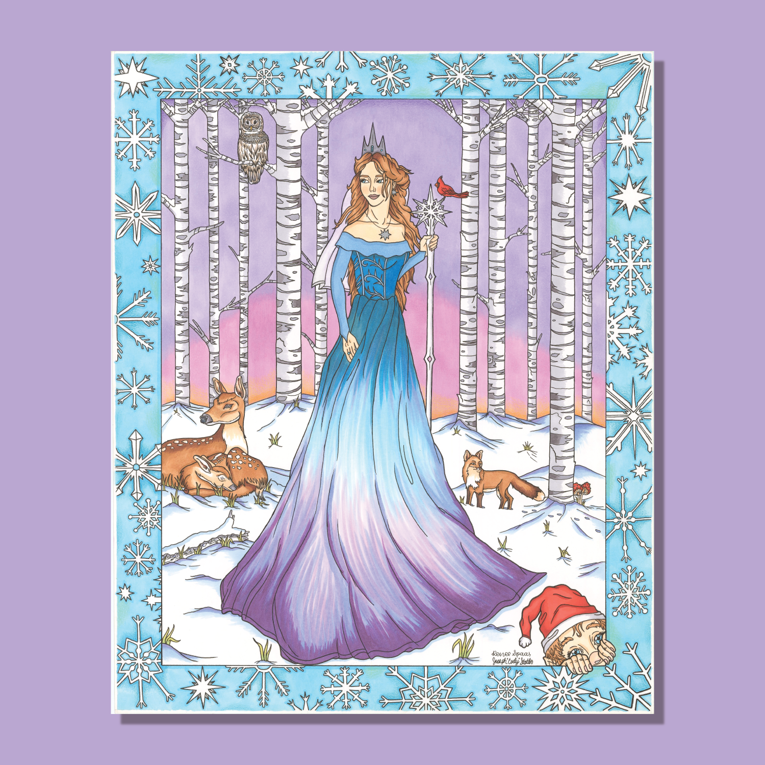 "The Winter Queen" - 8.5" x 11"  Print