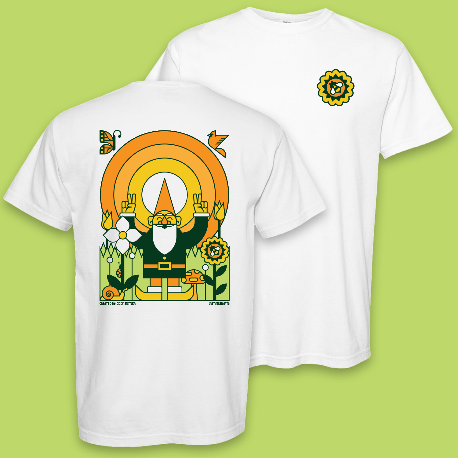 Garden Gnome Shirt (White)