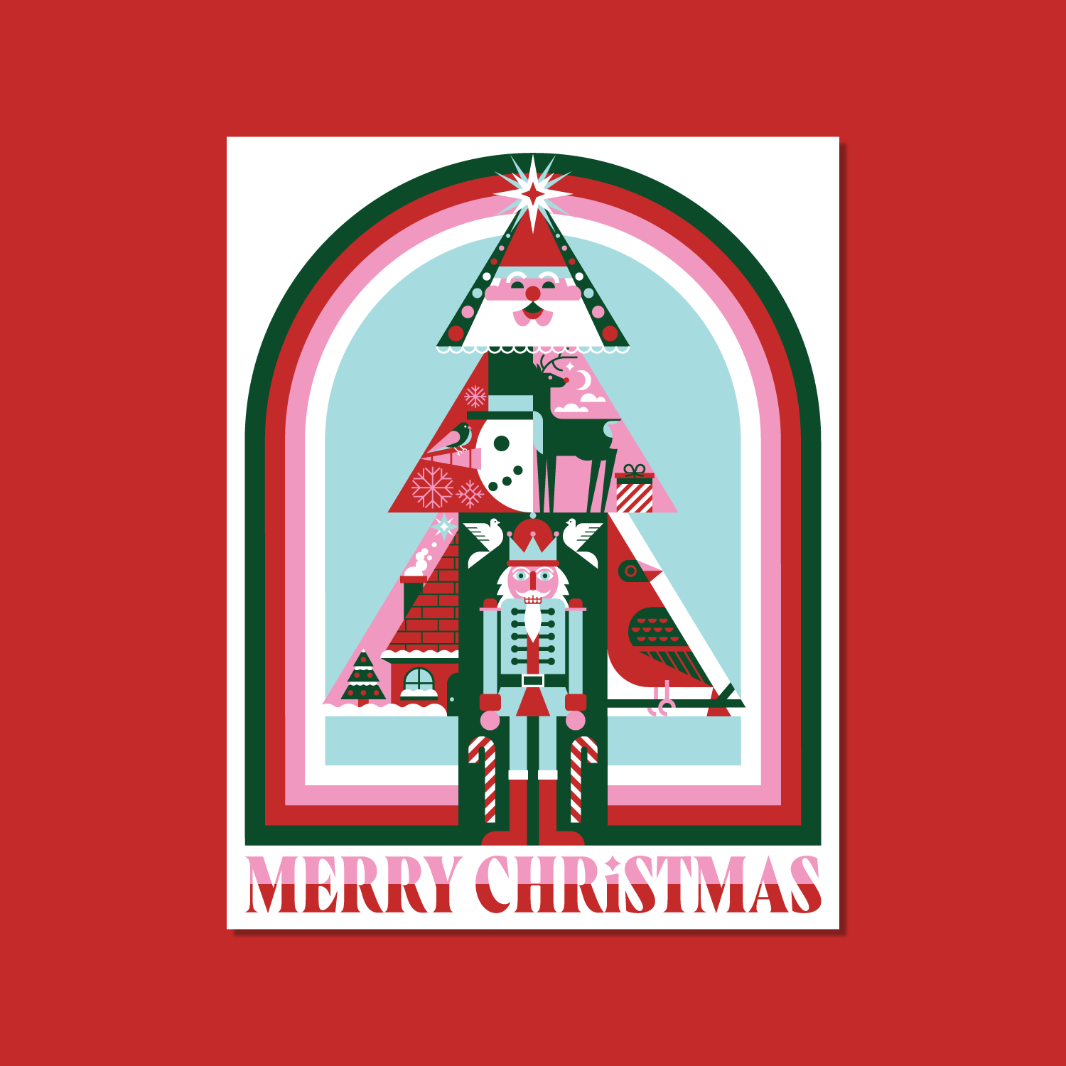 Merry Christmas Cards (4.25" x 5.5")
