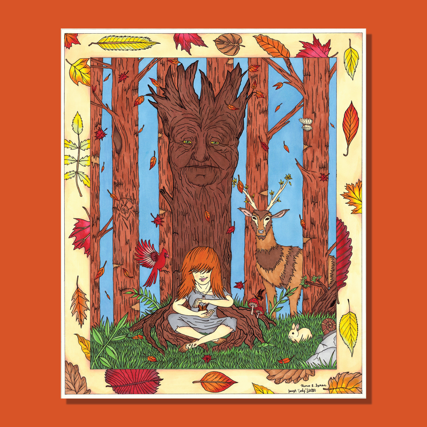 "The Autumn Princess" - 8.5" x 11"  Print