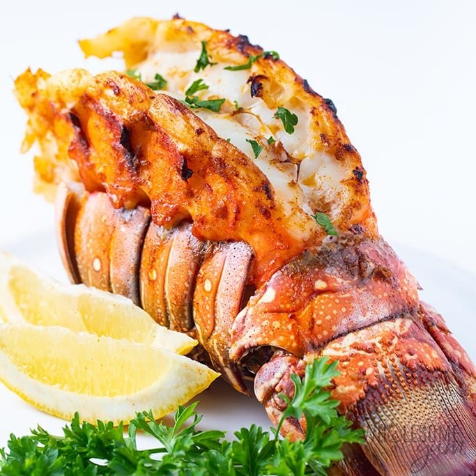 The Best Broiled Lobster Tail - Tastefulventure